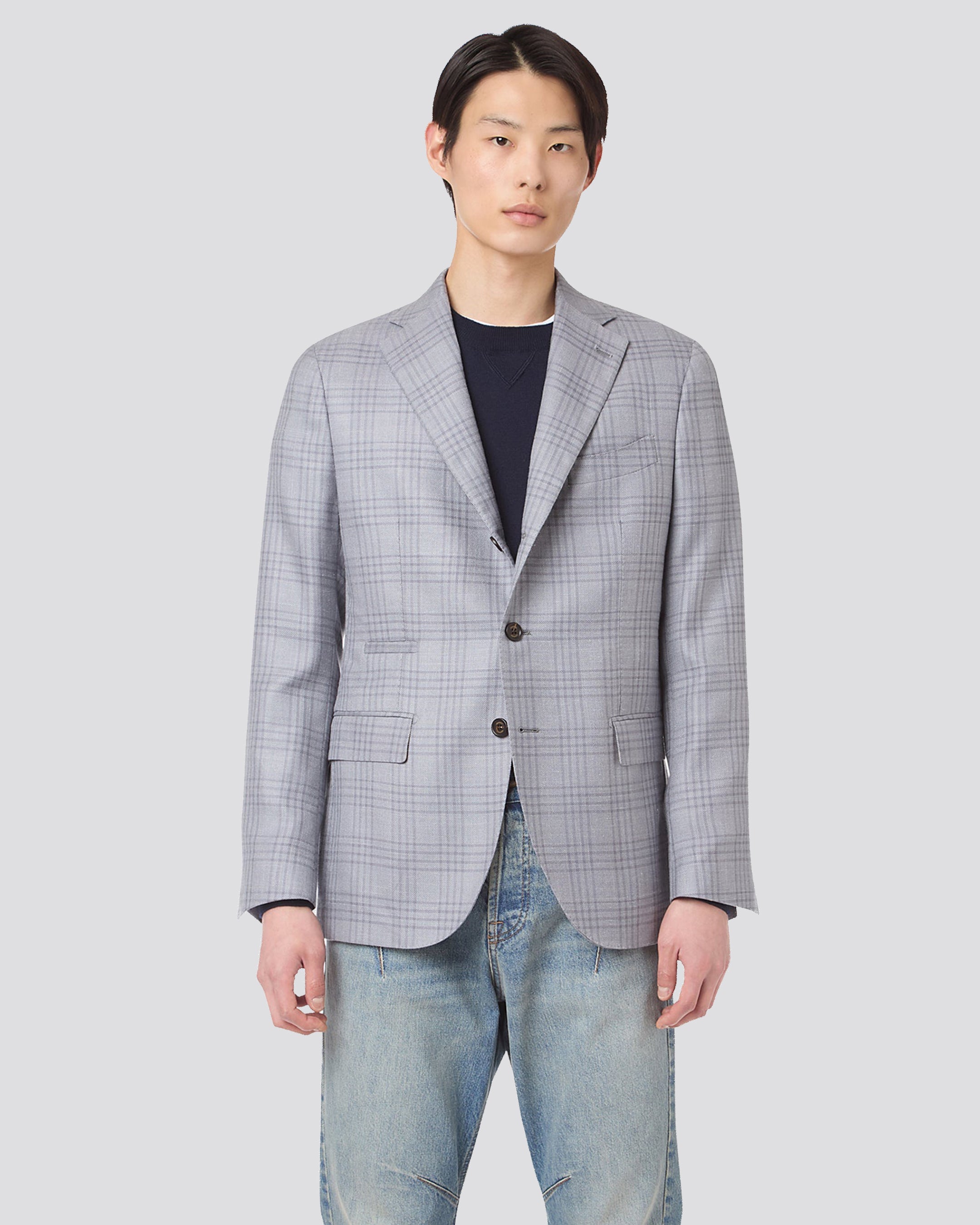 TICK POCK JACKET WITH THREAD - 1