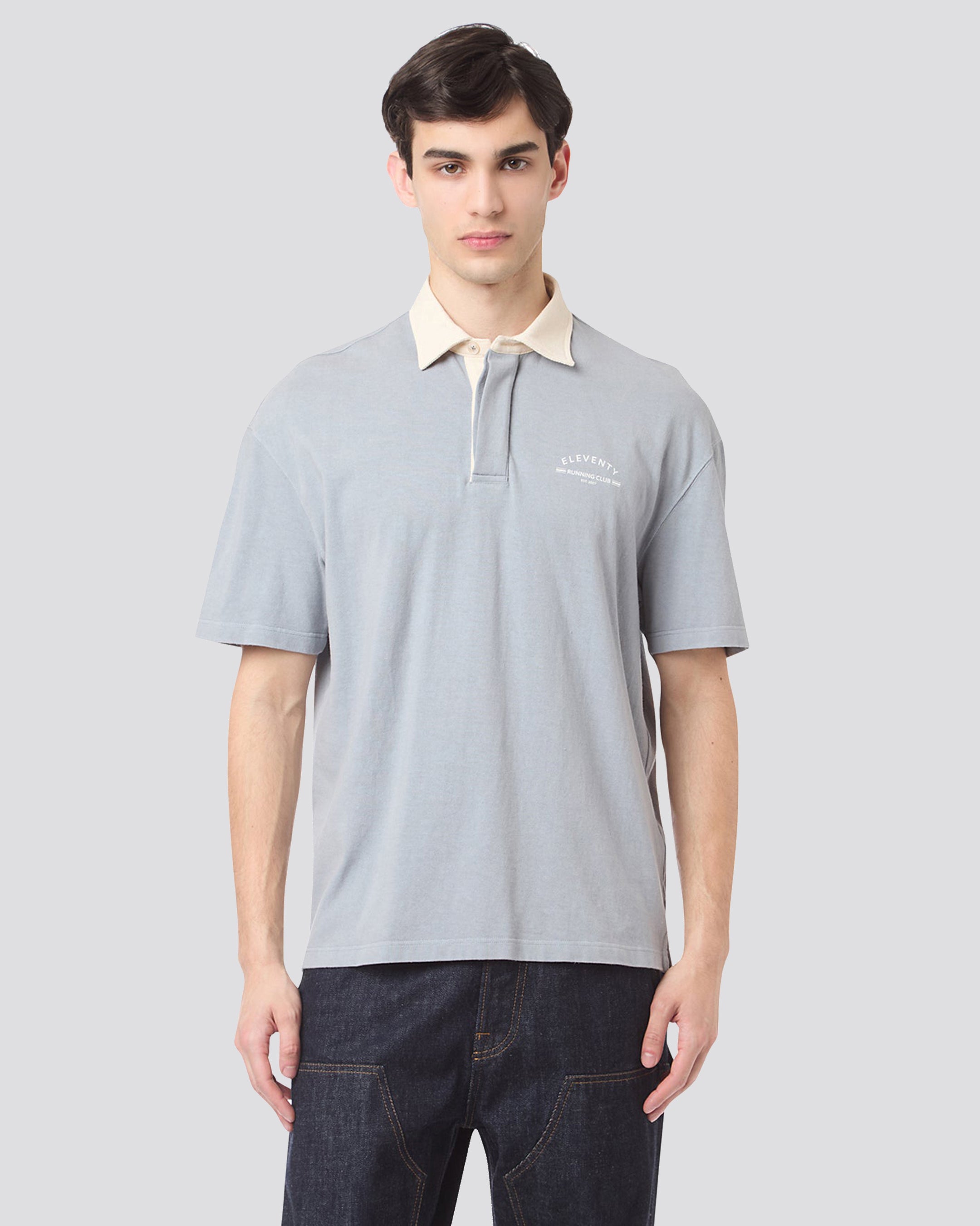 3 BUTTON PRINT POLO