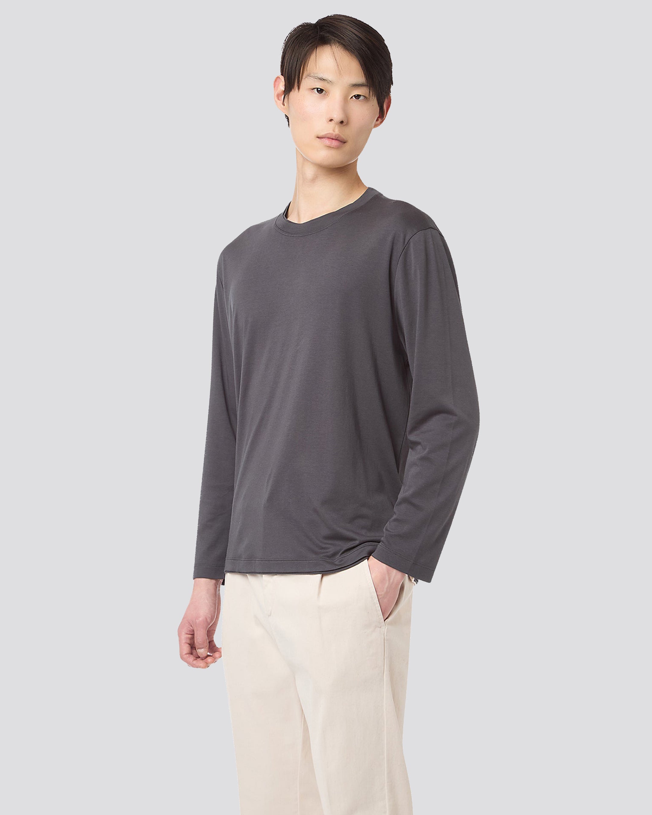 CREW NECK MODAL COTTON T-SHIRT alternative