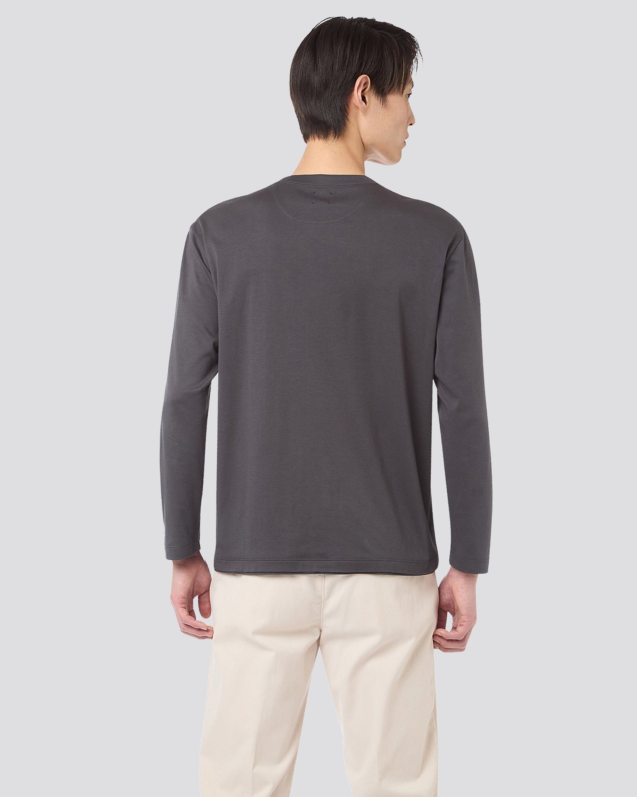 CREW NECK MODAL COTTON T-SHIRT