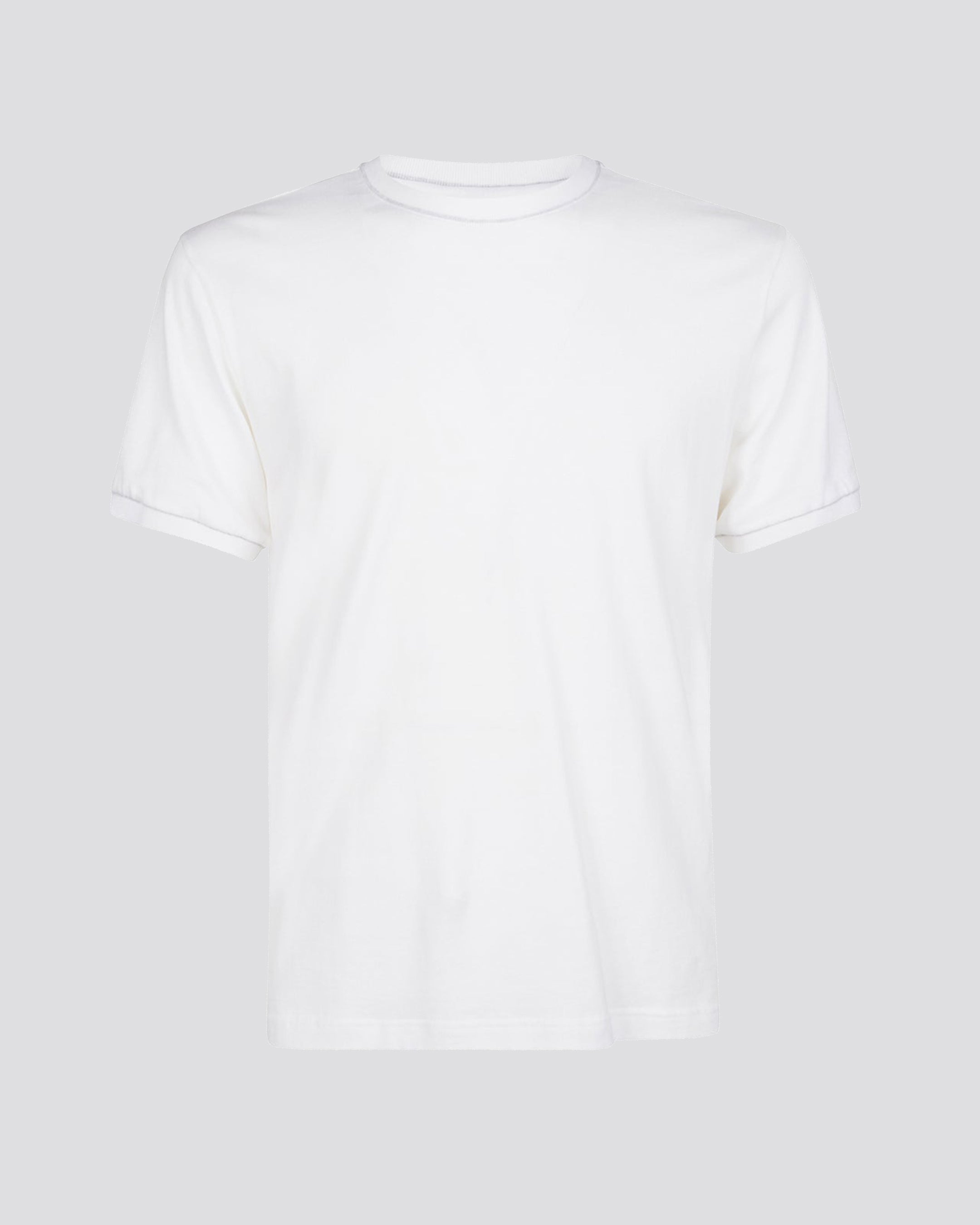 CREW NECK T-SHIRT WITH GROOVE
