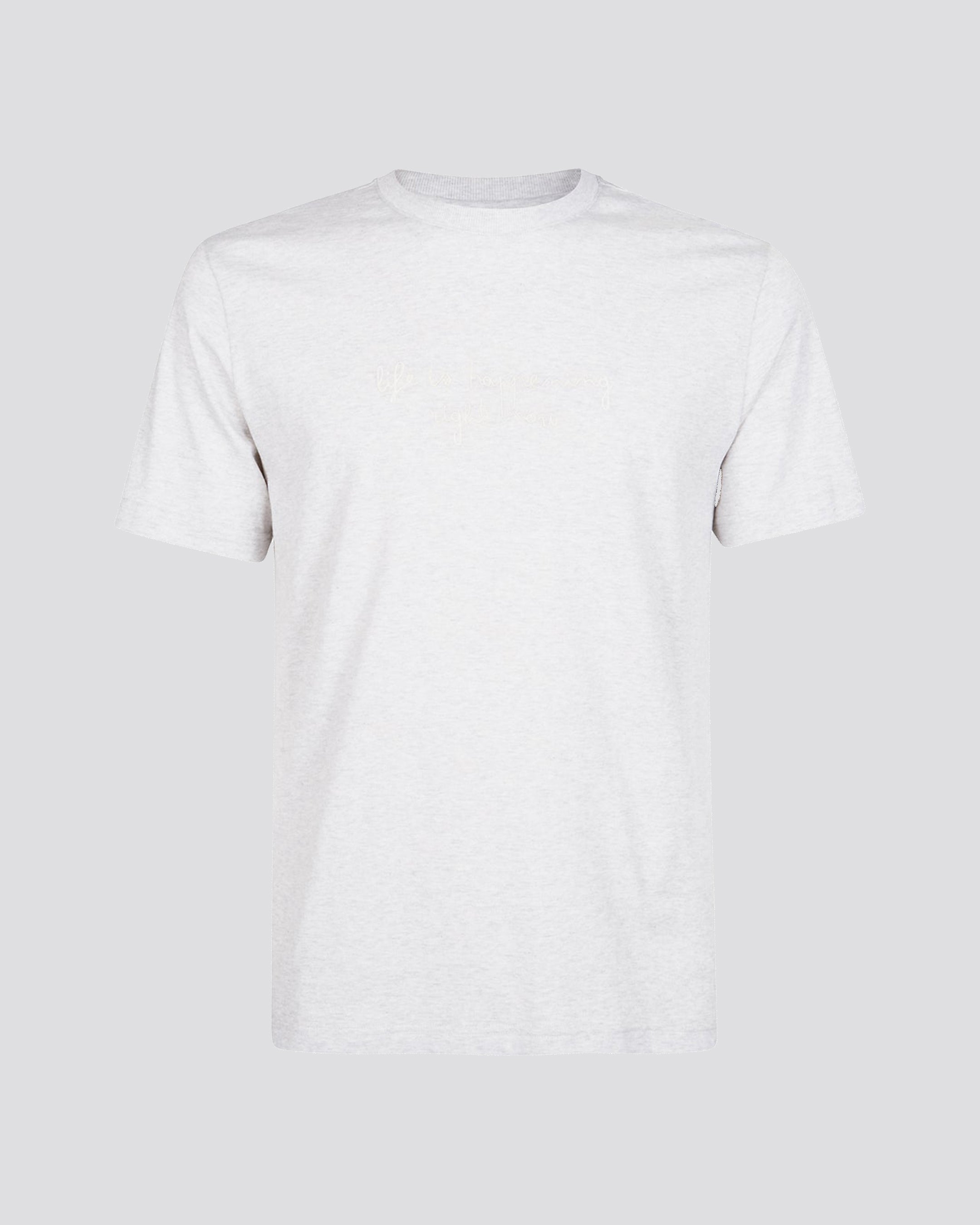 CREW NECK T-SHIRT WITH GROOVE - 8