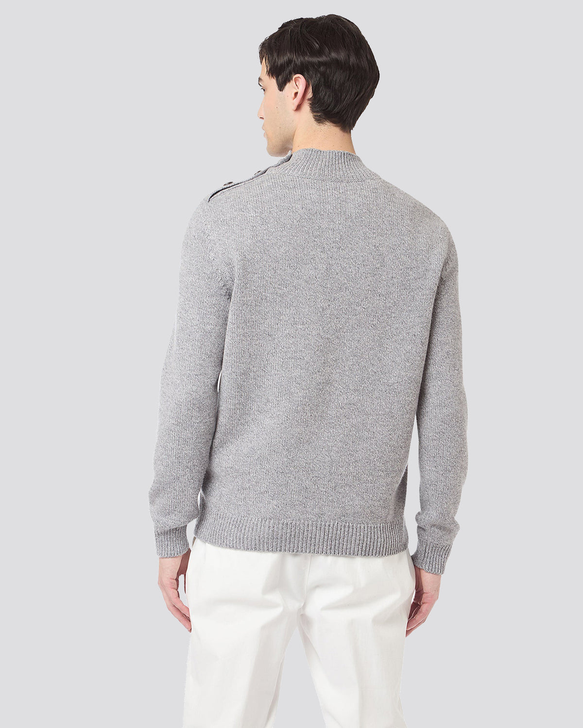 MAGLIA COLLO ALTO LANA