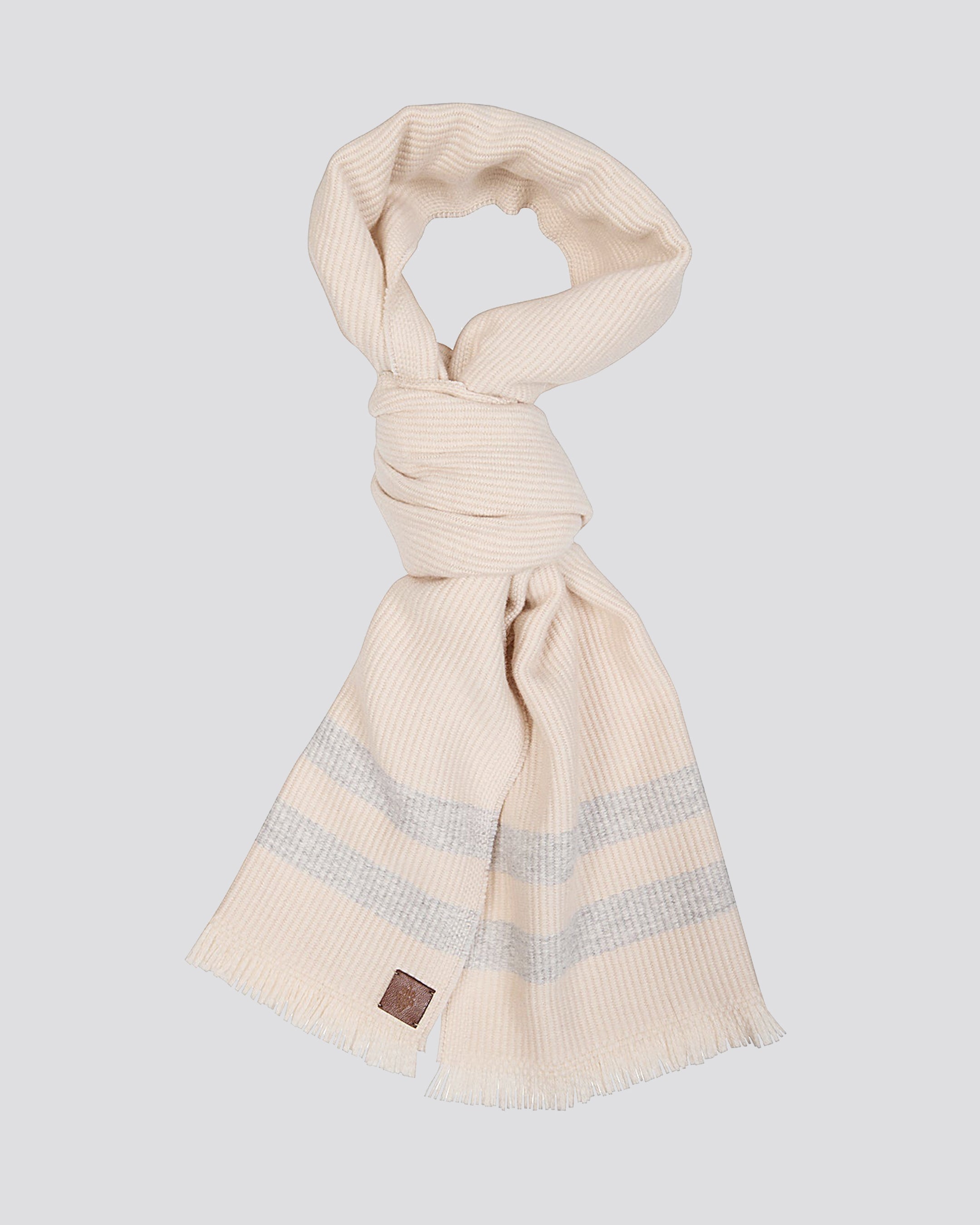 DOUBLE STRIPED SCARF CM 200X35
