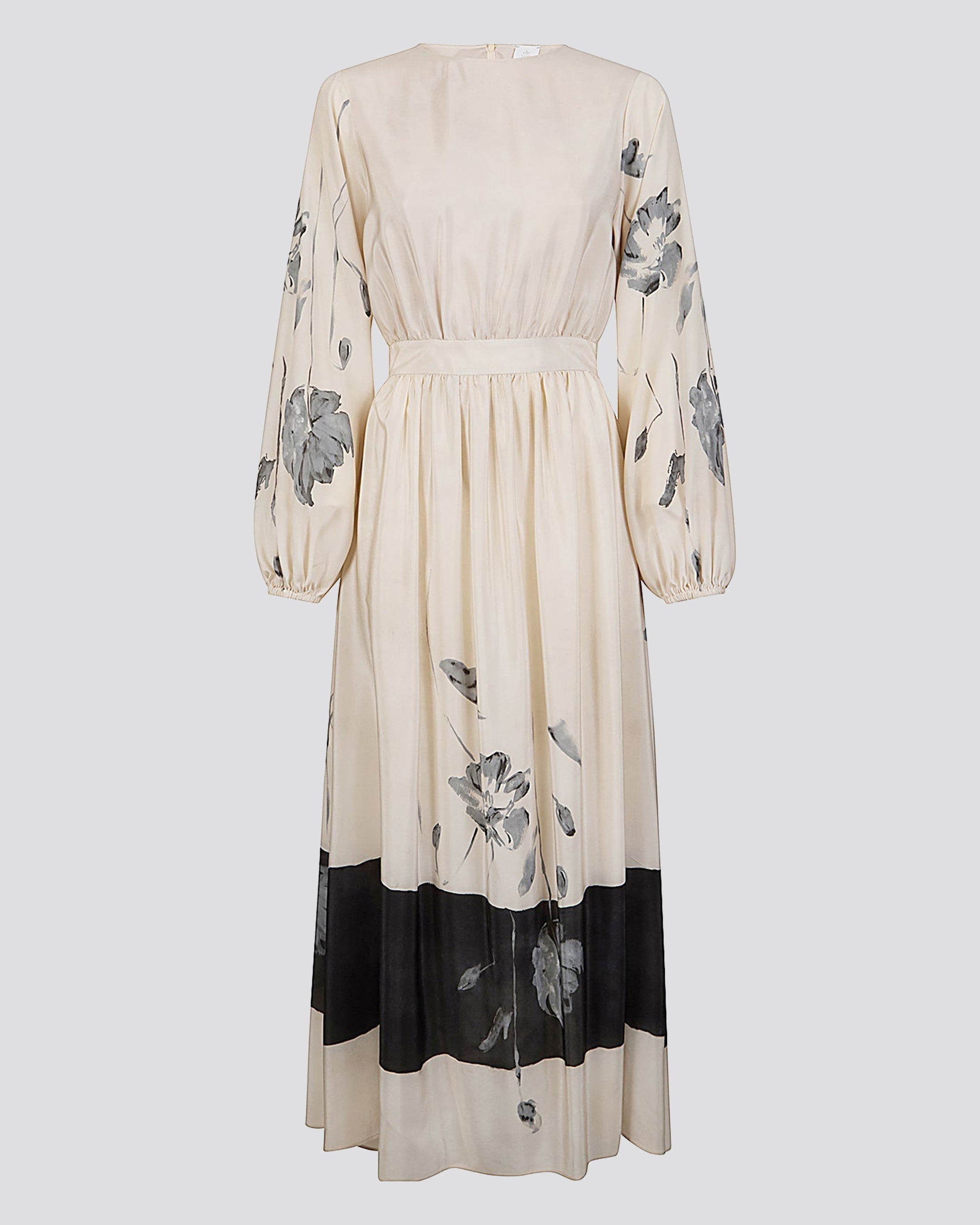 PRINTED LONG SLEEVE DRESS