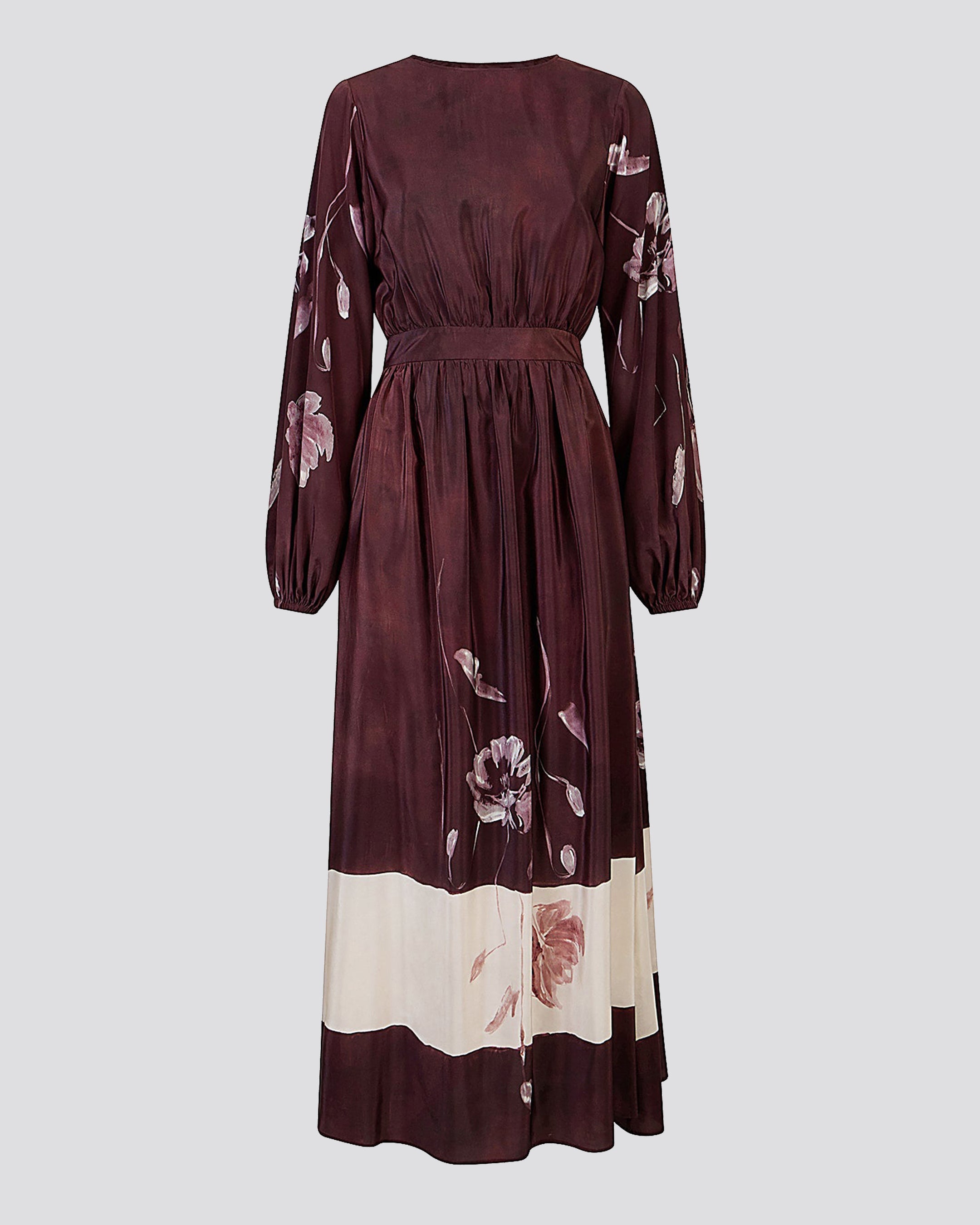 PRINTED LONG SLEEVE DRESS
