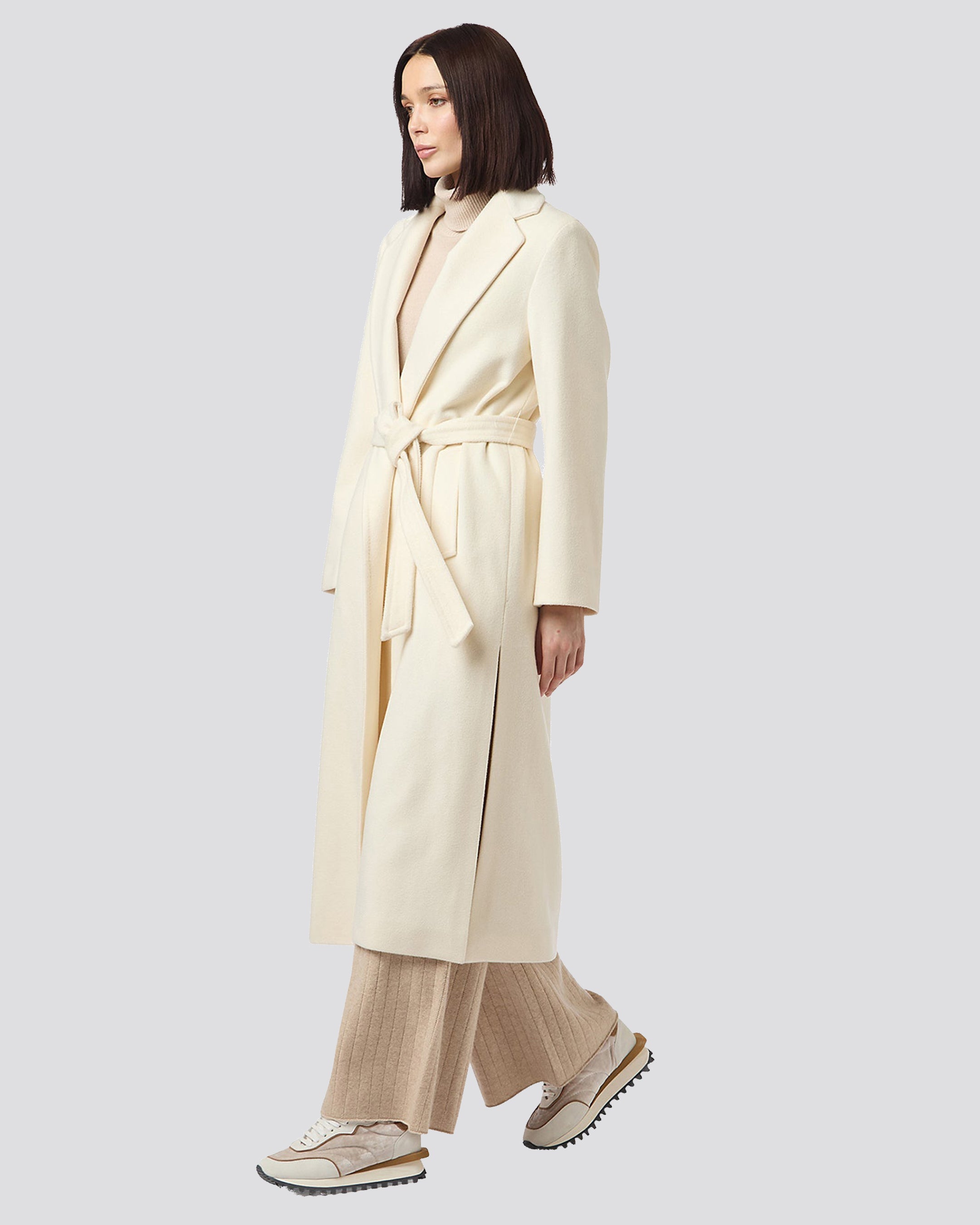 LONG COAT WITH BELT alternative