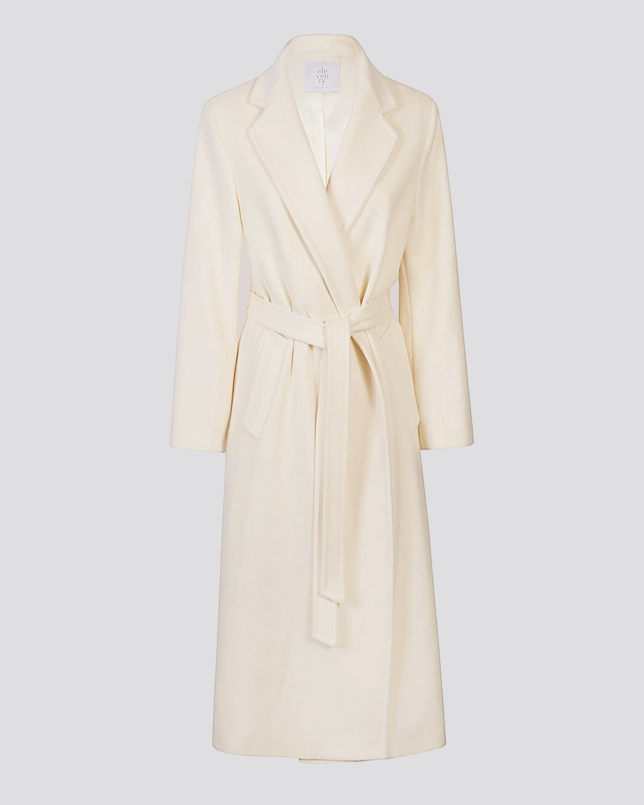 LONG COAT WITH BELT - 4