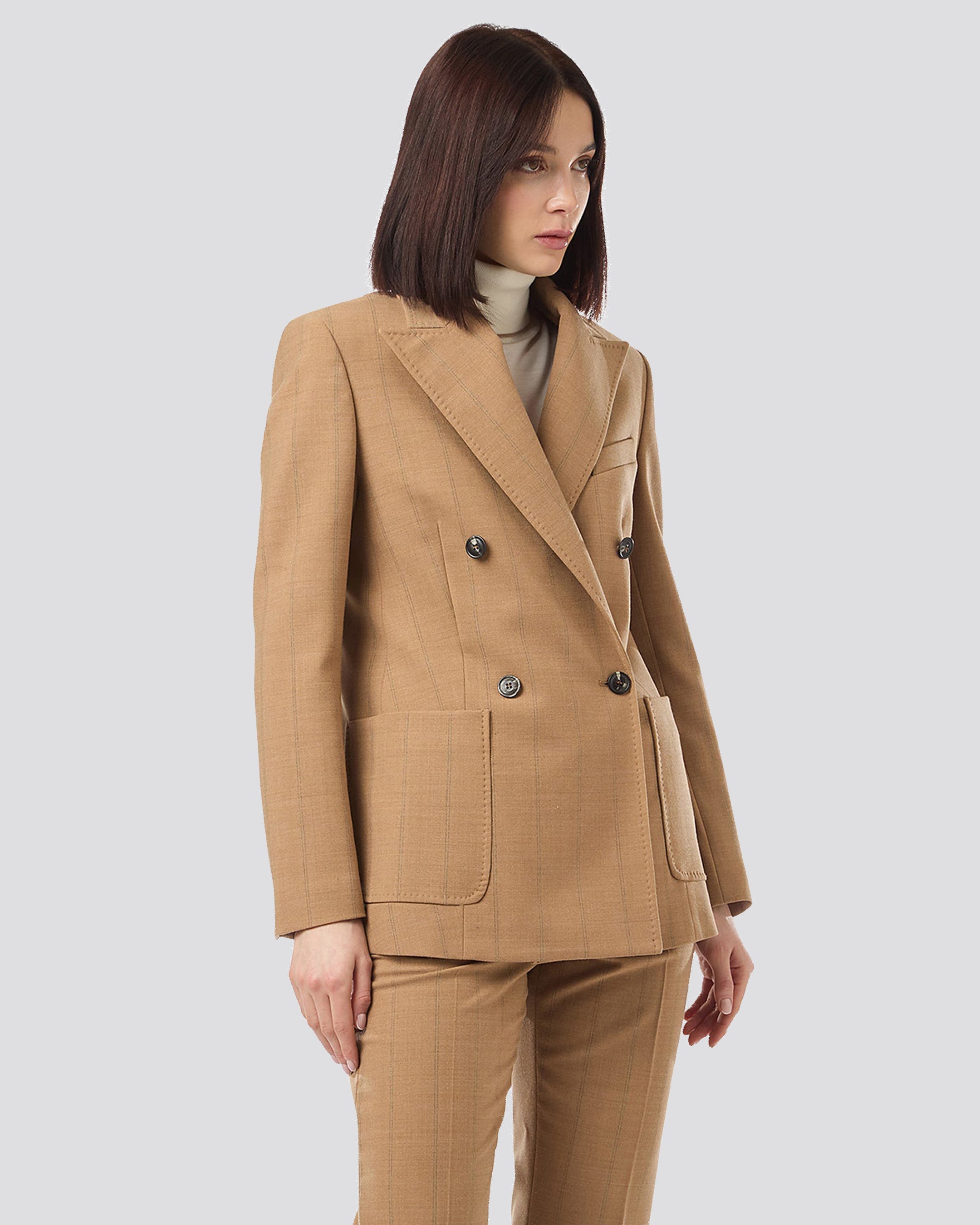 DOUBLE BREASTED POCKET JACKET - 2