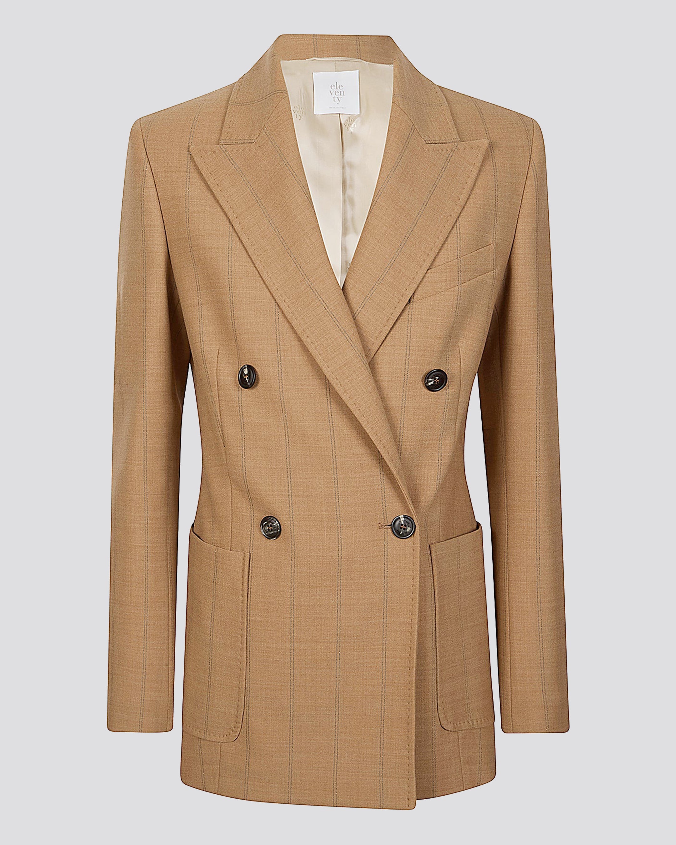 DOUBLE BREASTED POCKET JACKET - 4