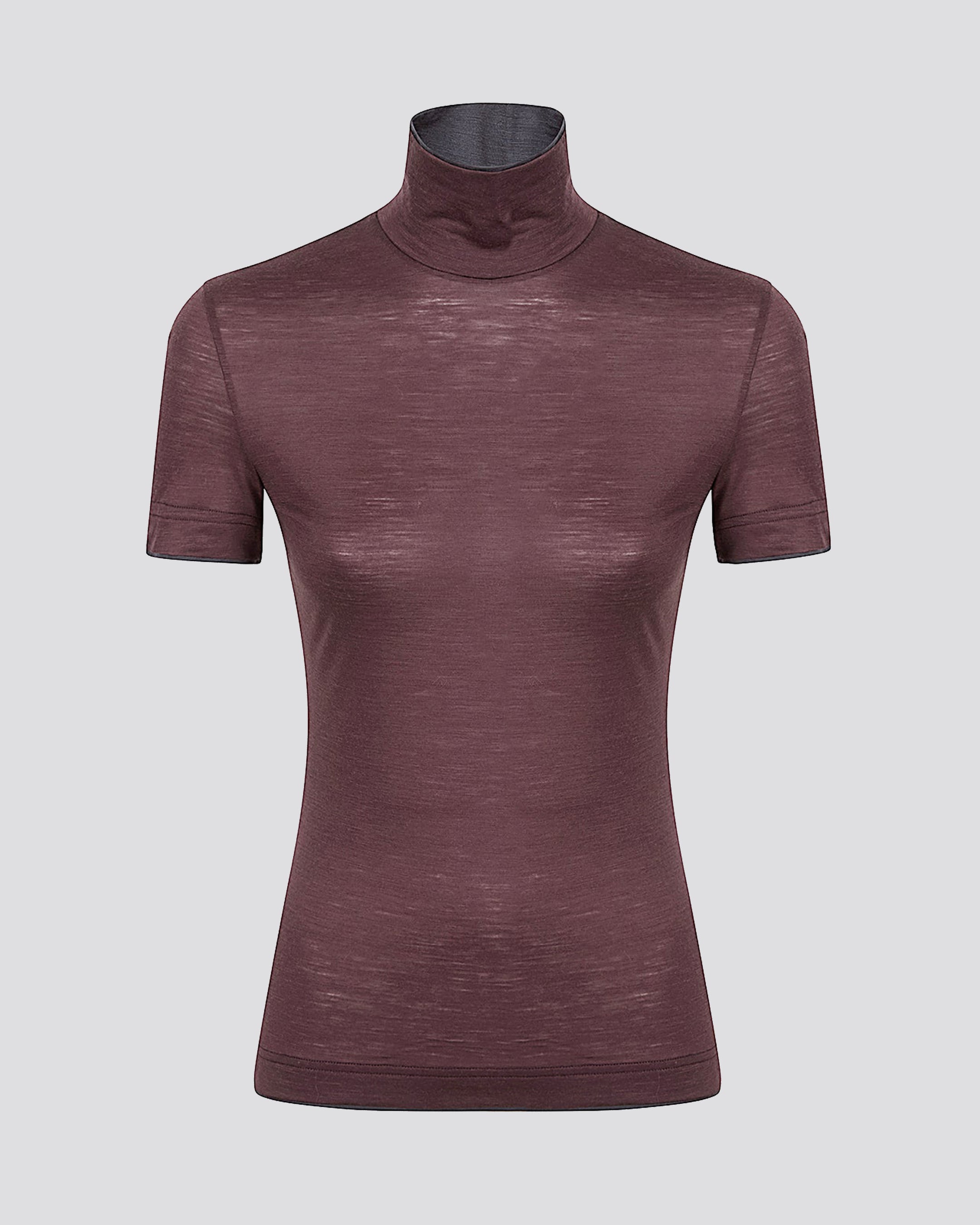 SHORT SLEEVE TURTLENECK T-SHIRT - 4