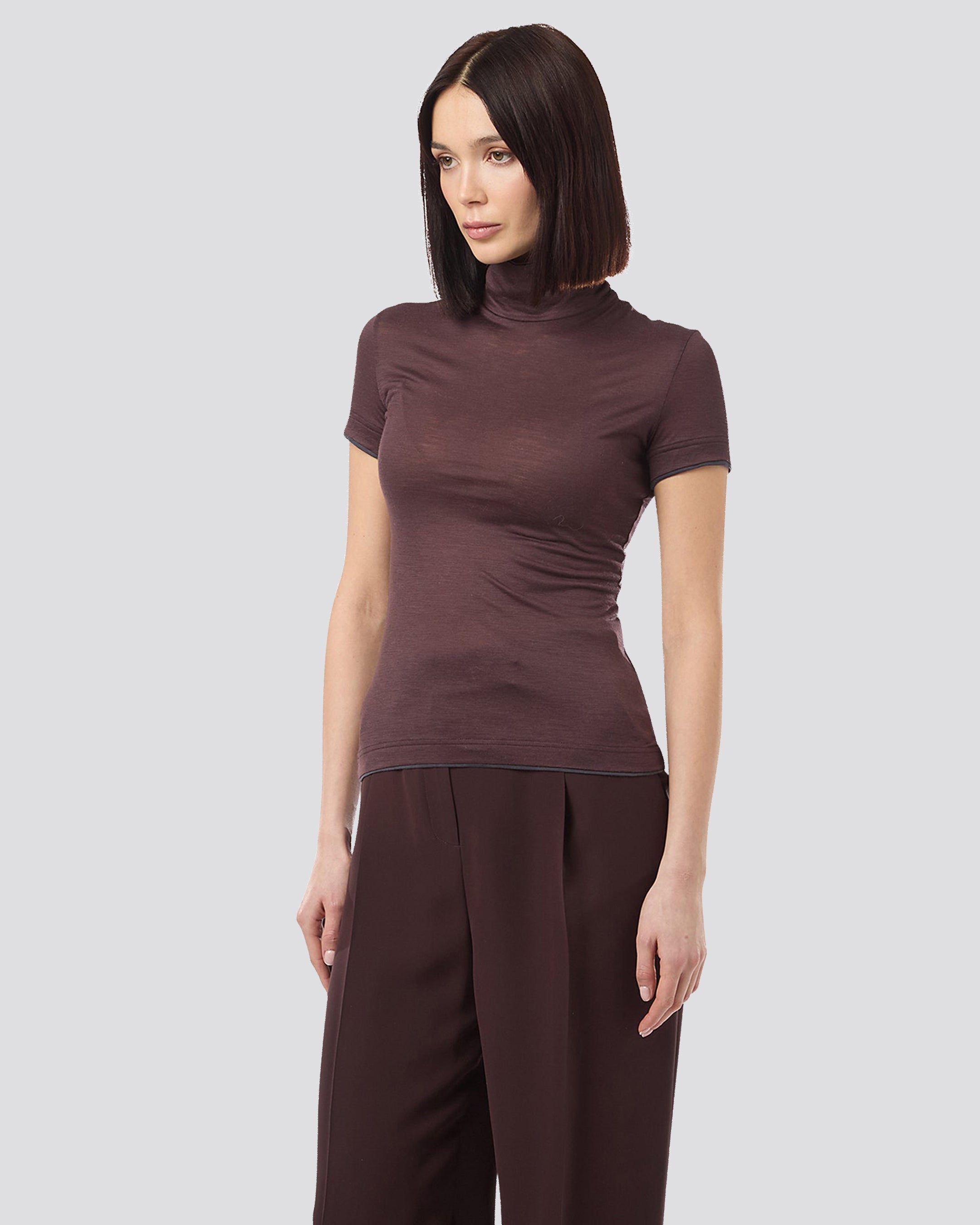 SHORT SLEEVE TURTLENECK T-SHIRT alternative
