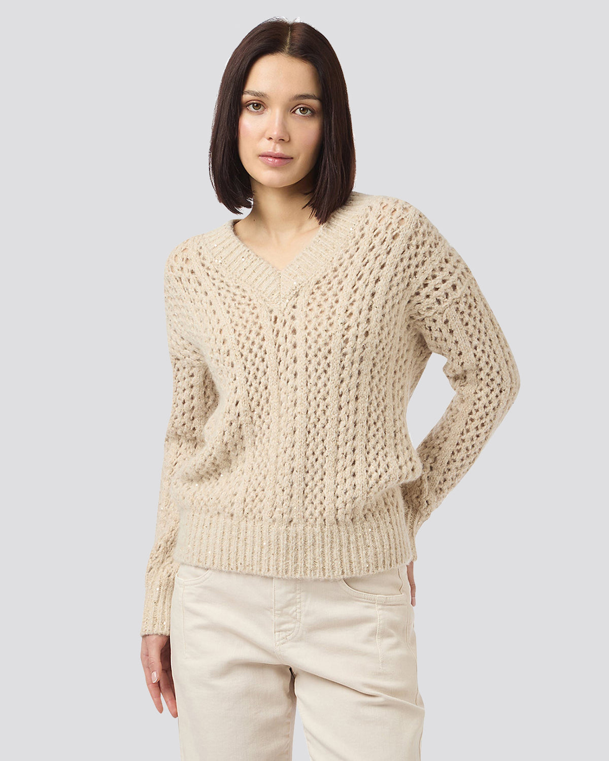V-NECK SWEATER