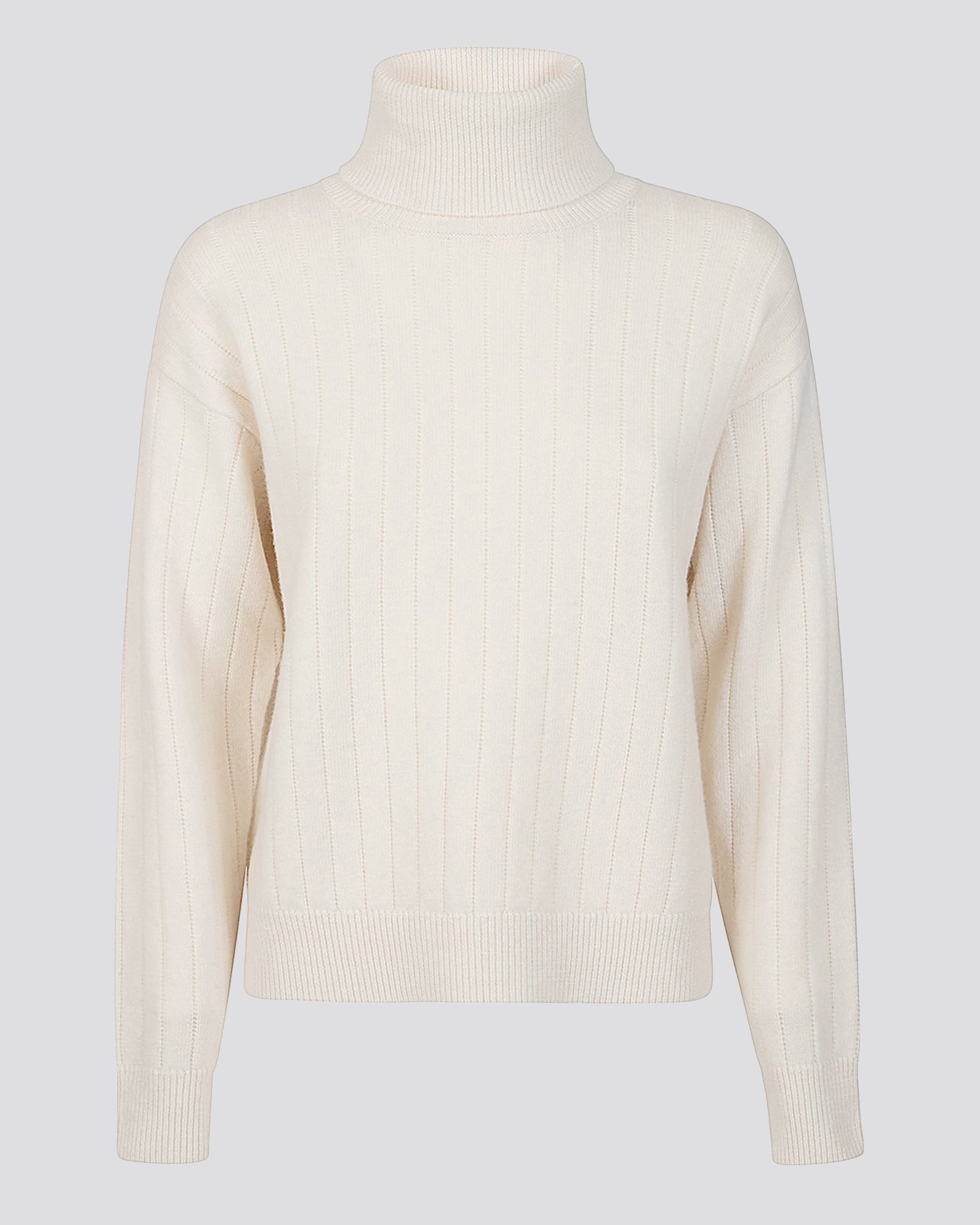 RIBBED TURTLENECK SWEATER