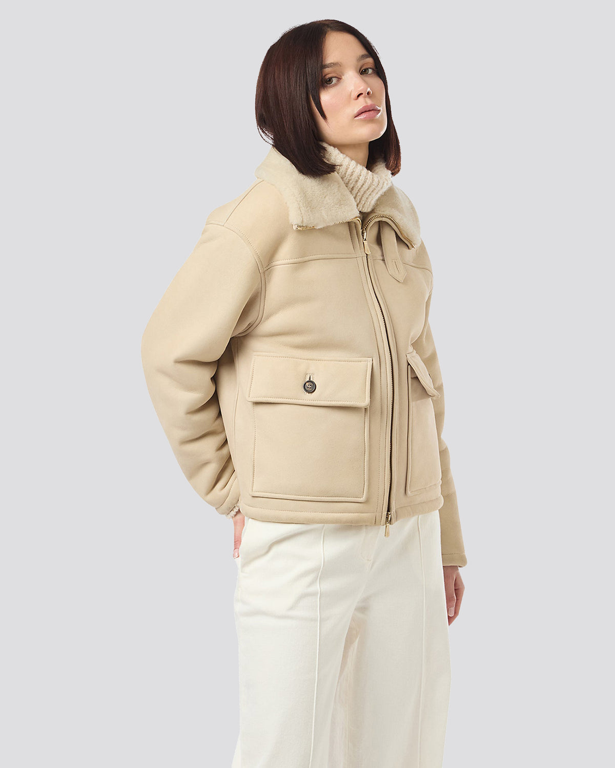GIUBBINO IN SHEARLING