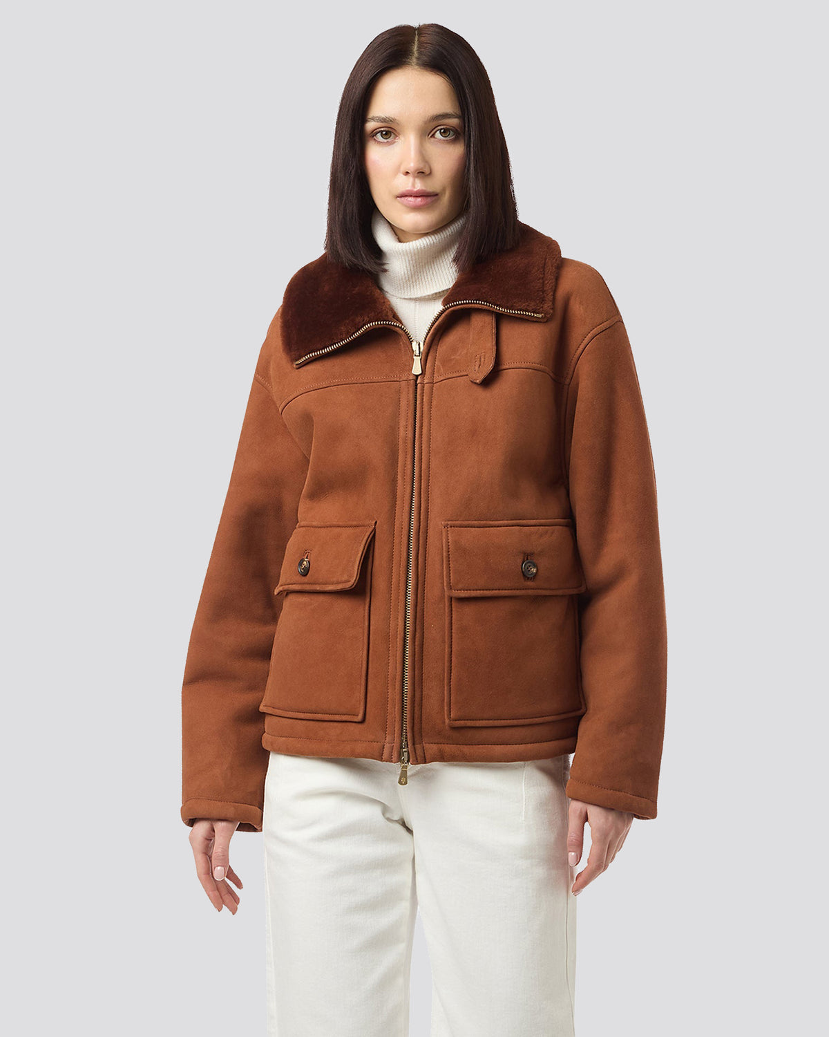 GIUBBINO IN SHEARLING - 1