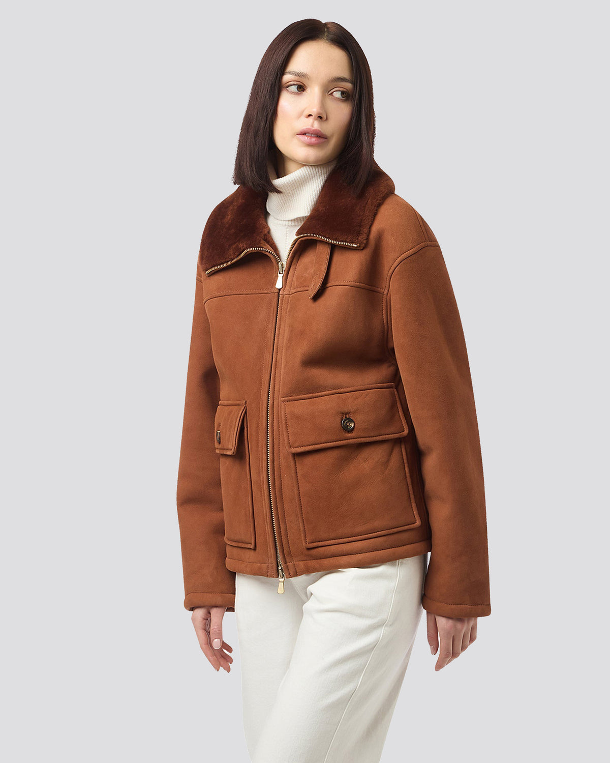 GIUBBINO IN SHEARLING - 2
