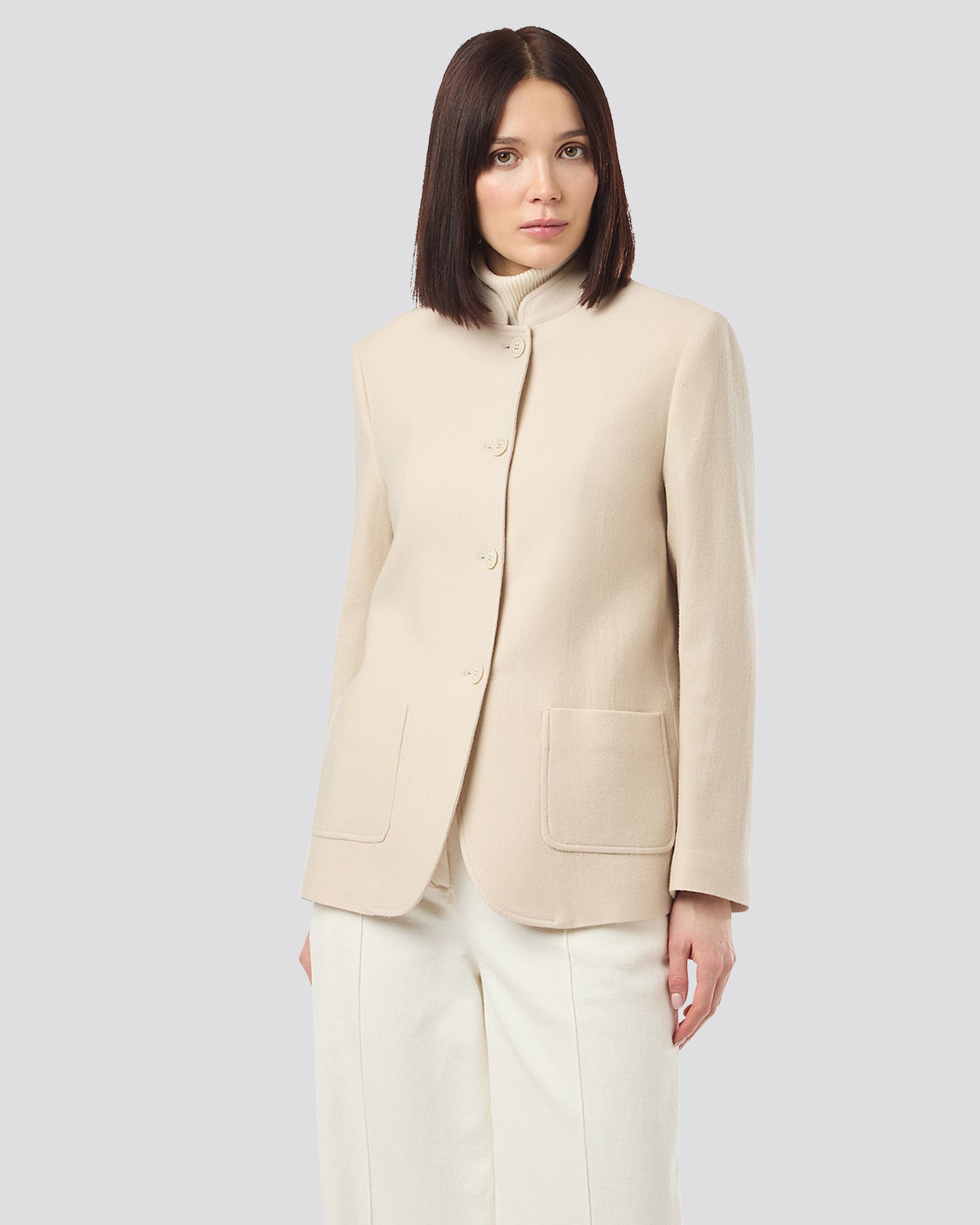 STANDING COLLAR JACKET