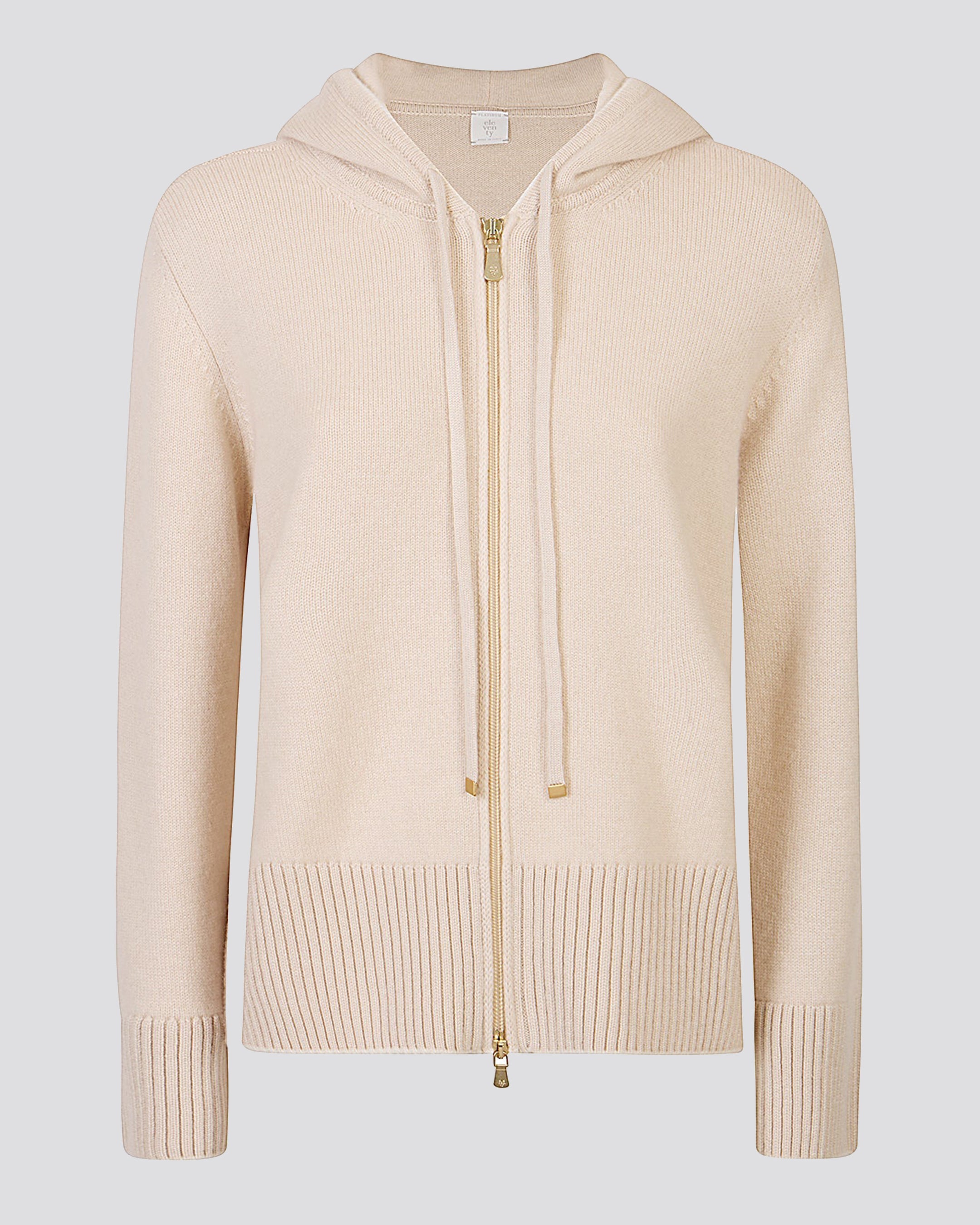FULL ZIP TIPPING SWEATER - 4