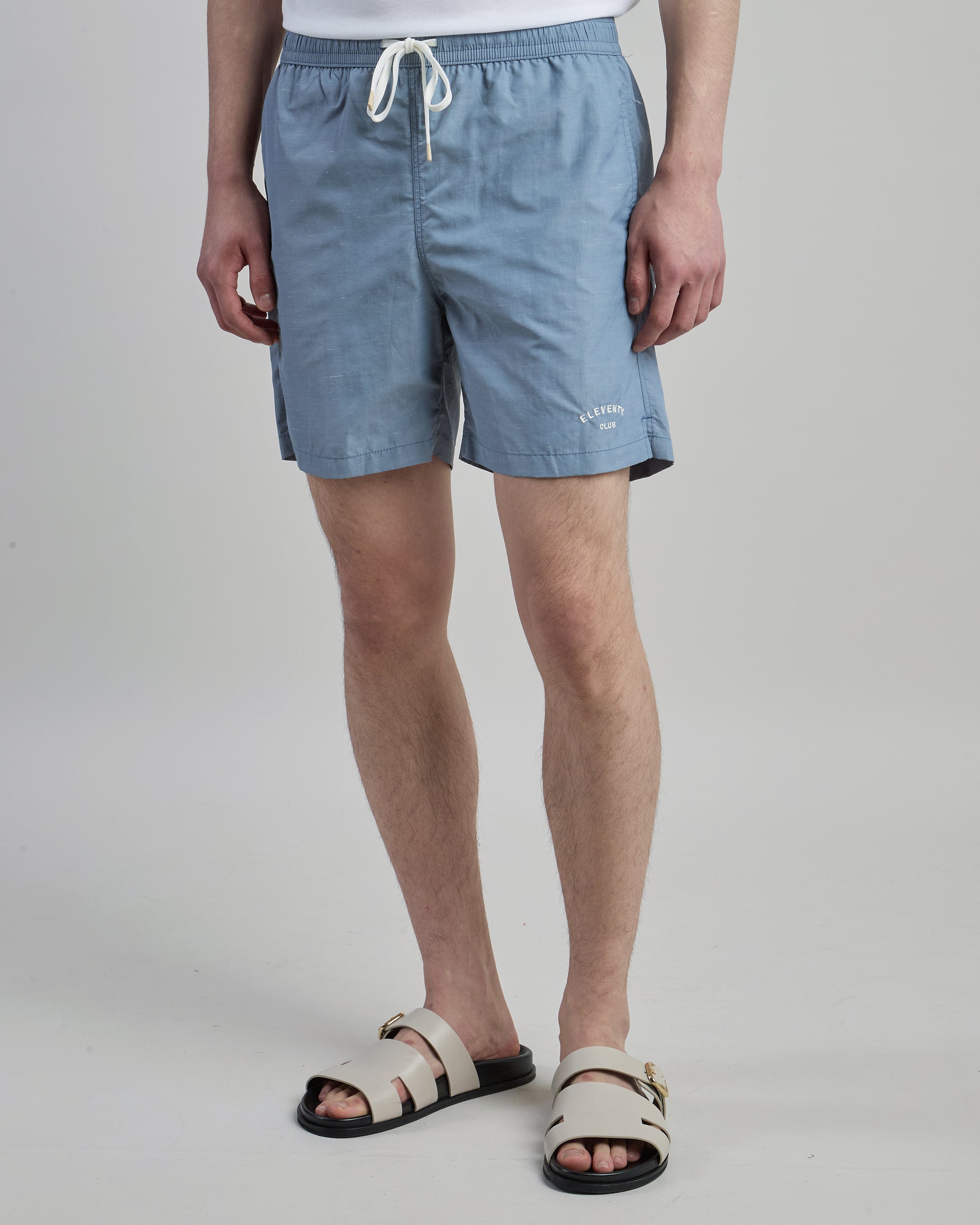 Men's Technical Fabric and Silk Swimsuit Beach Shorts - 1