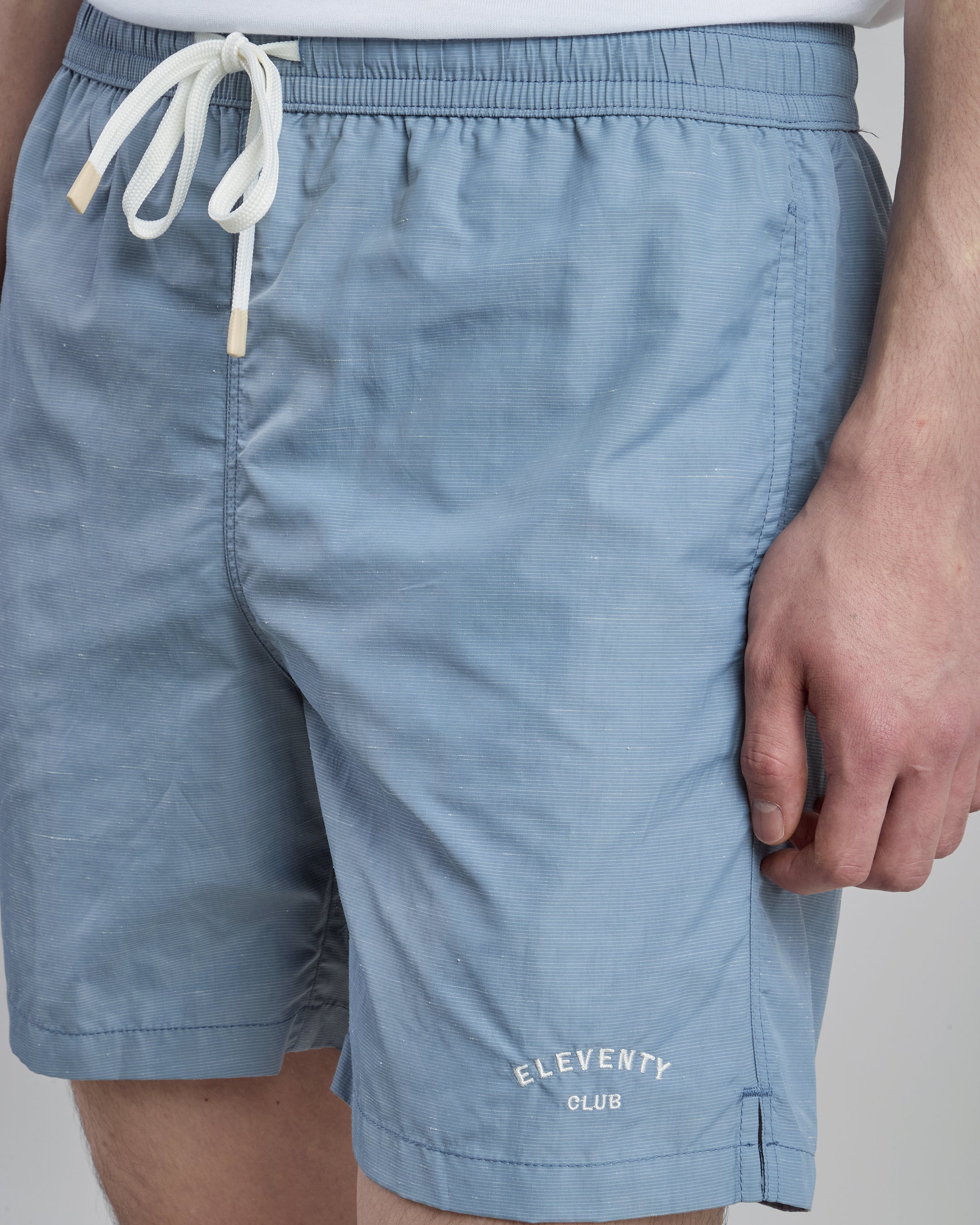 Men's Technical Fabric and Silk Swimsuit Beach Shorts