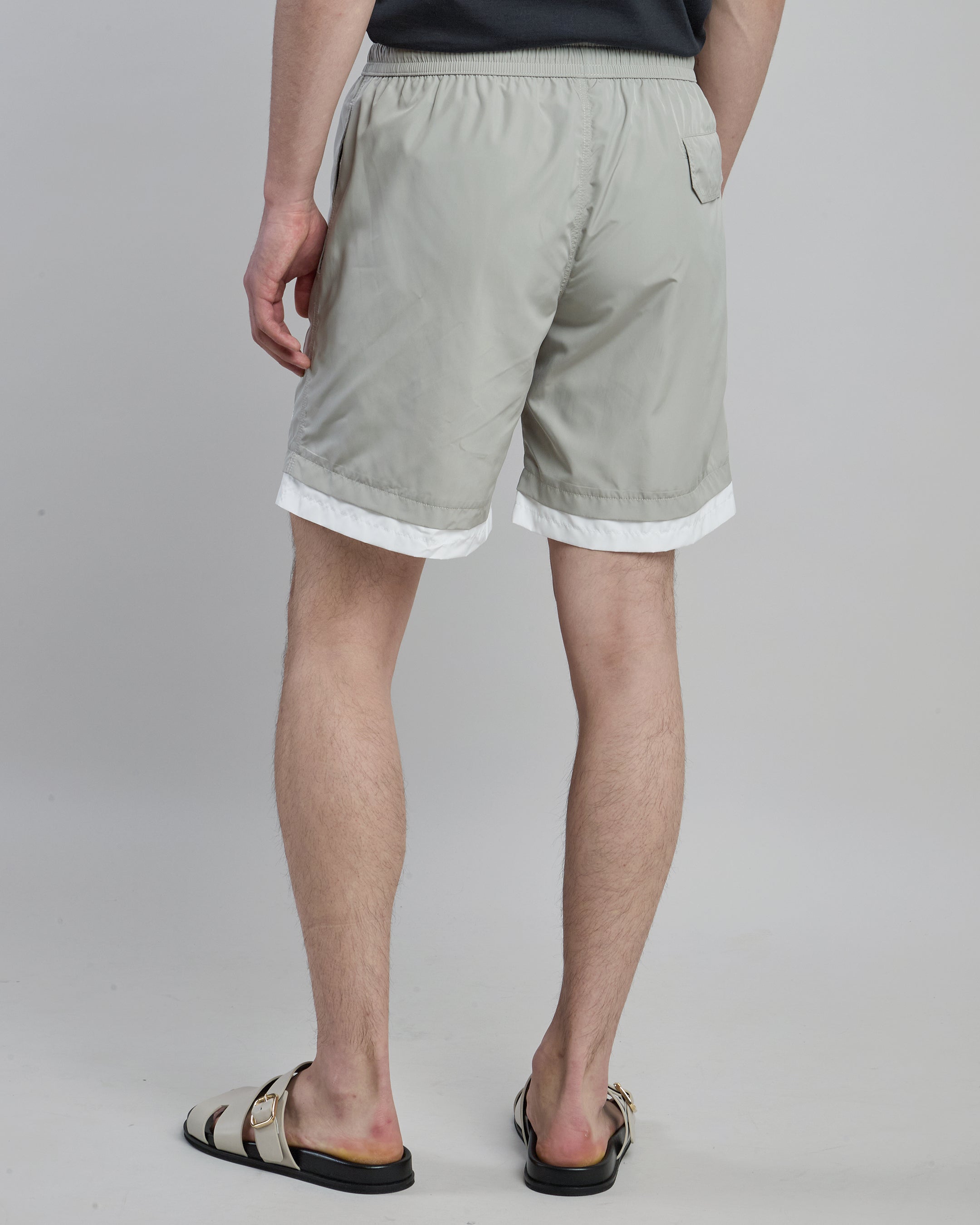 Men's Patterned Technical Fabric Swim Shorts - 2