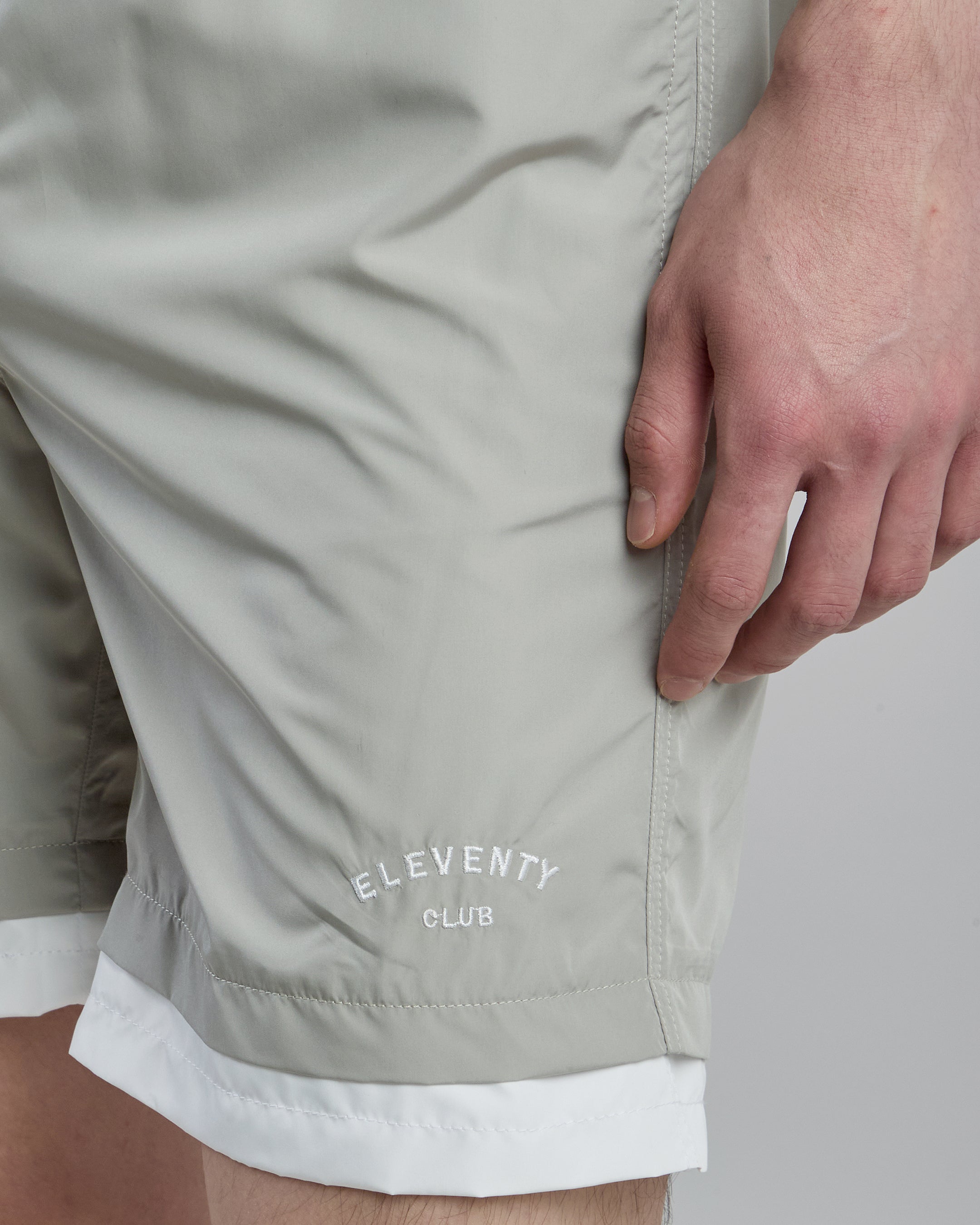 Men's Patterned Technical Fabric Swim Shorts - 3
