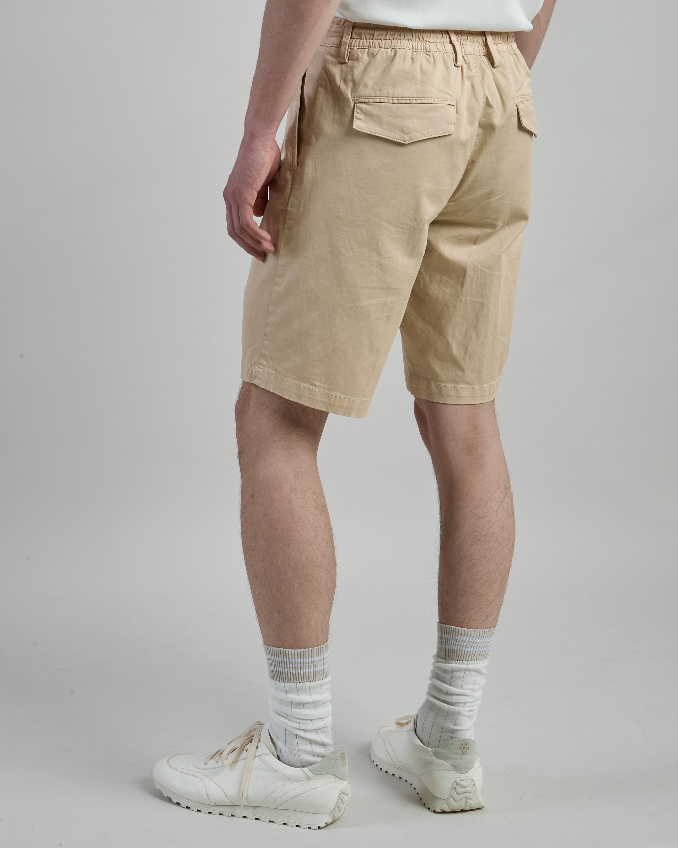 Men's Garment-Dyed Cotton Jogger Bermuda Shorts - 6