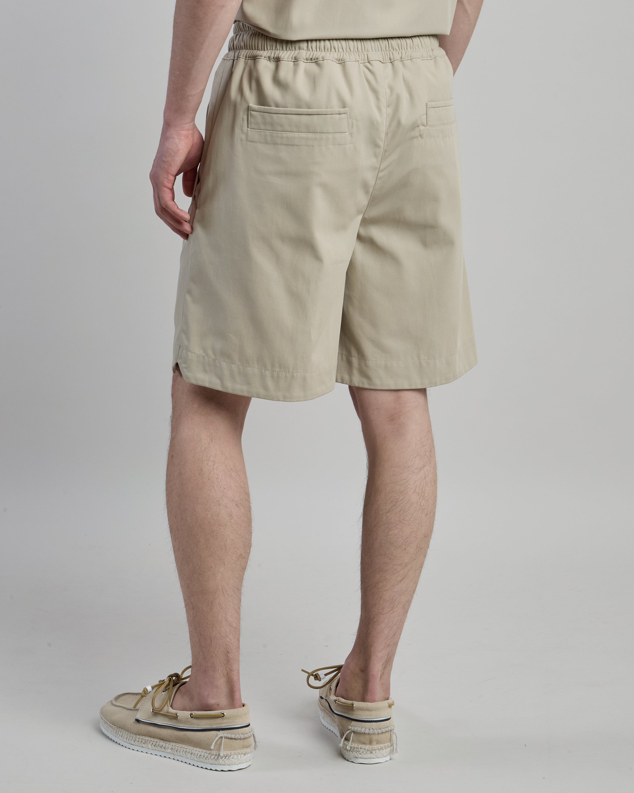 Men's Cotton Bermuda Shorts with Drawstring Waist alternative