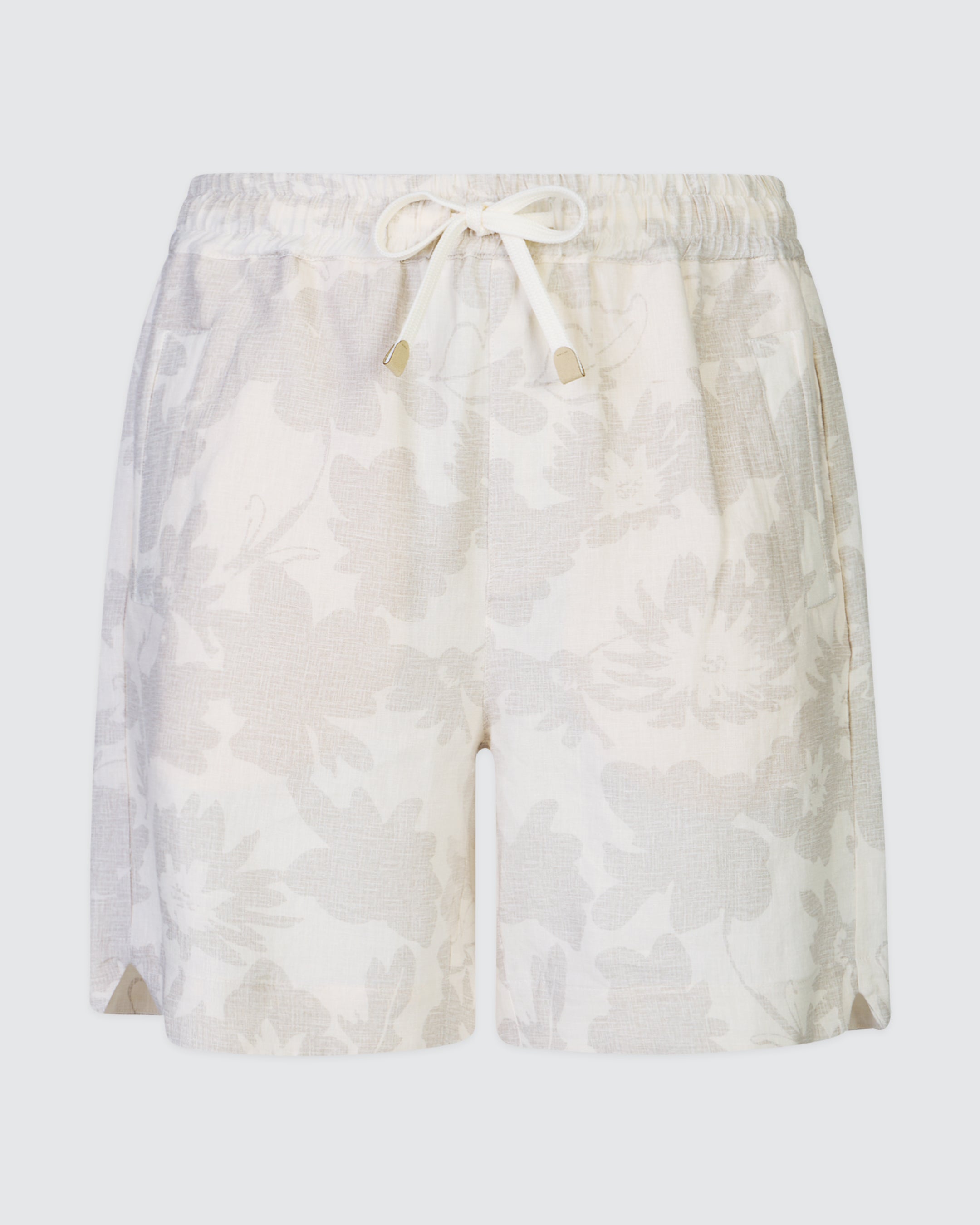 Men's Athletic Linen Bermuda Shorts with Drawstring