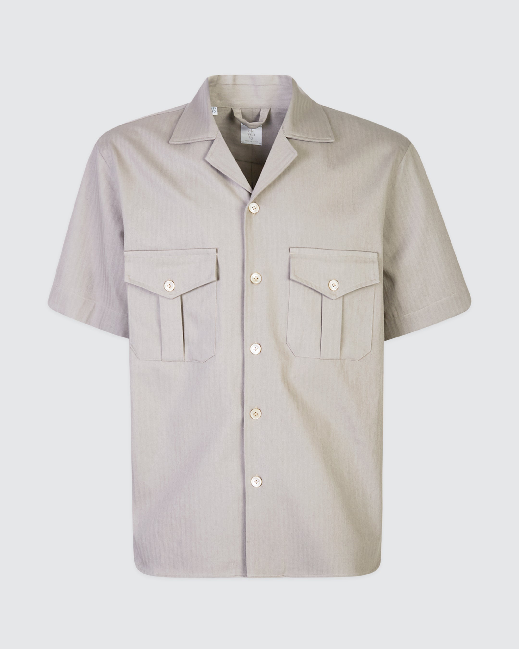 Men's Embroidered Cotton Bowling Collar Shirt - 4