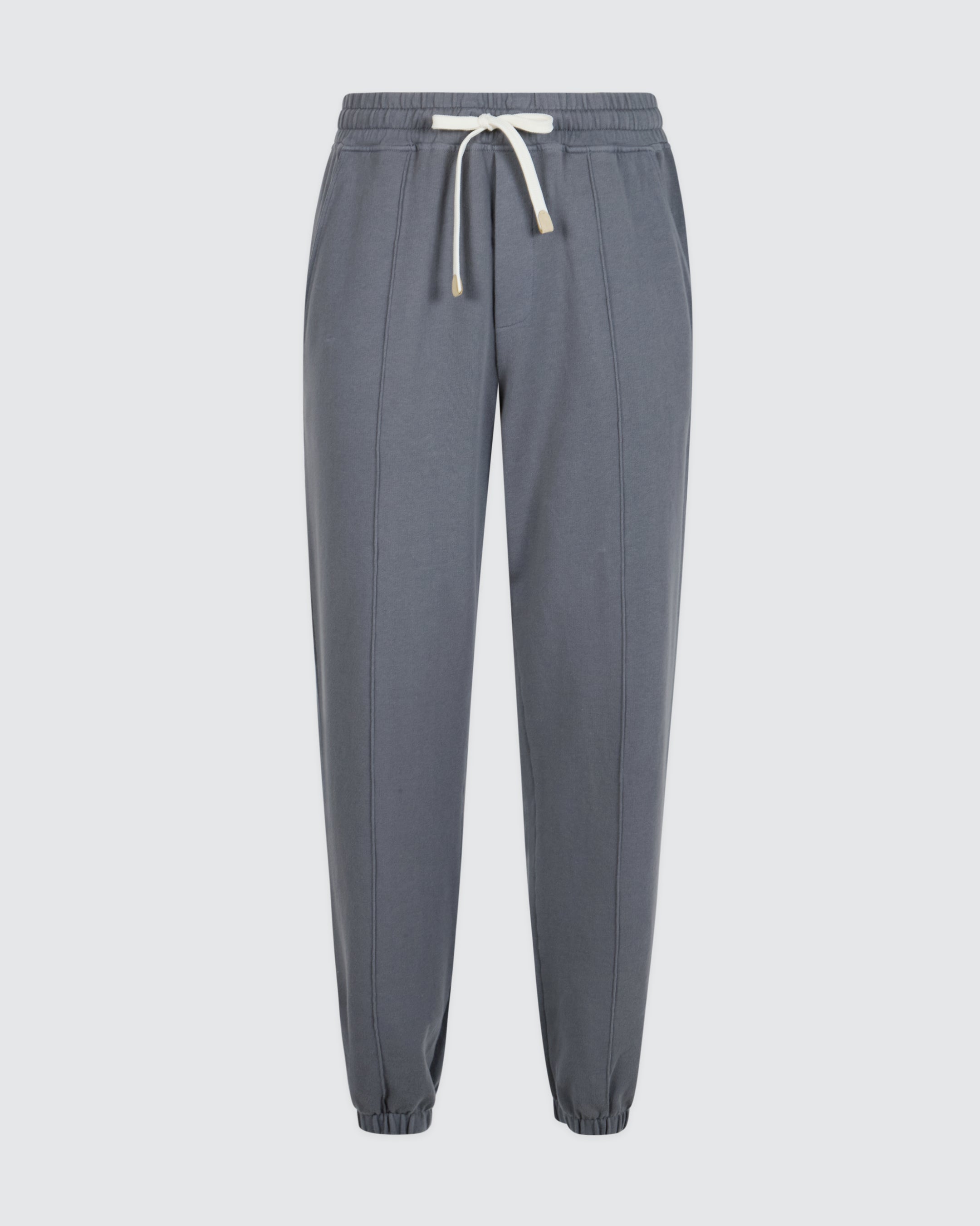 Men's Garment-Dyed Cotton Jersey Jogger Trousers - 4