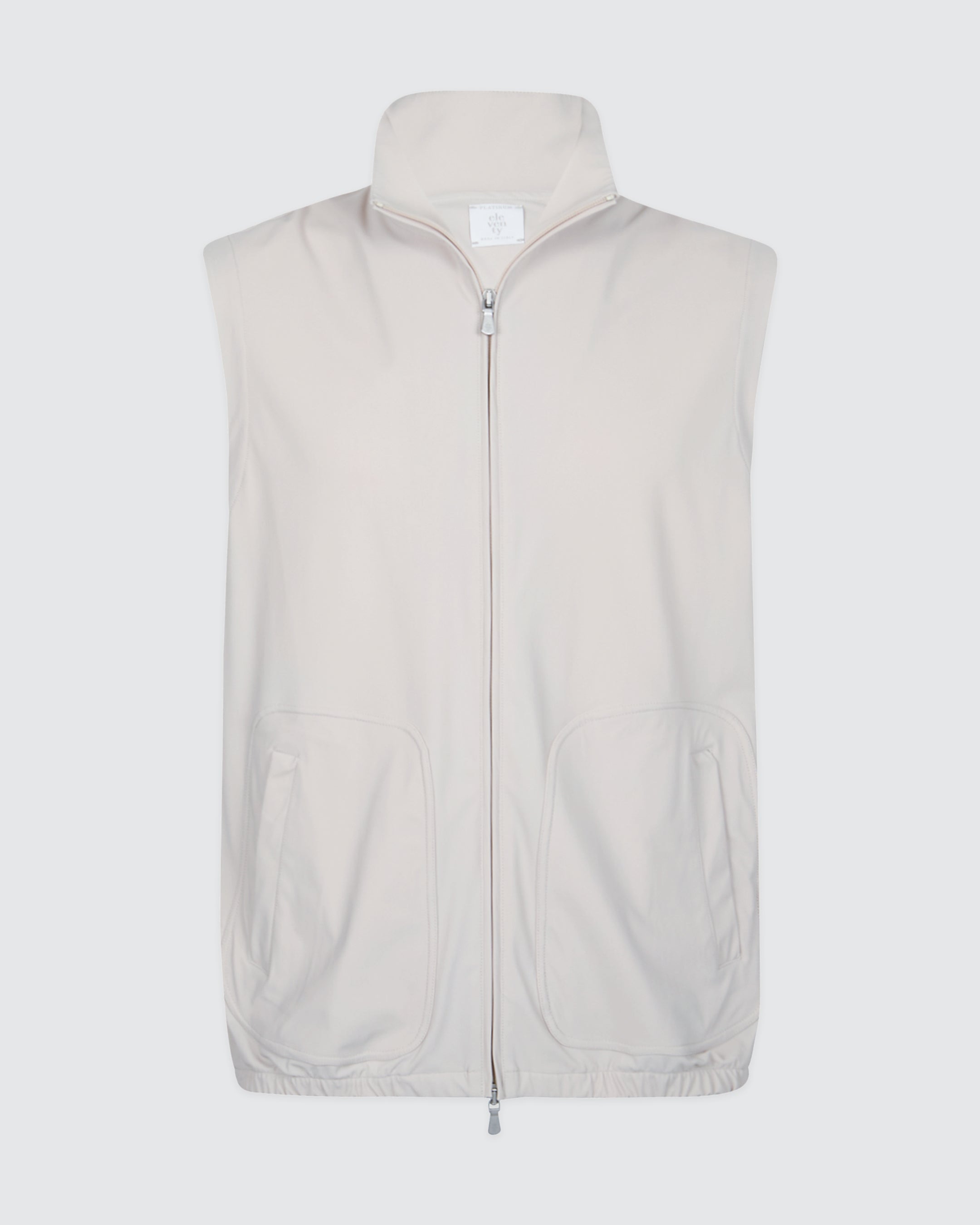 Men's Technical Jersey Mock Neck Vest in Polyamide - 4