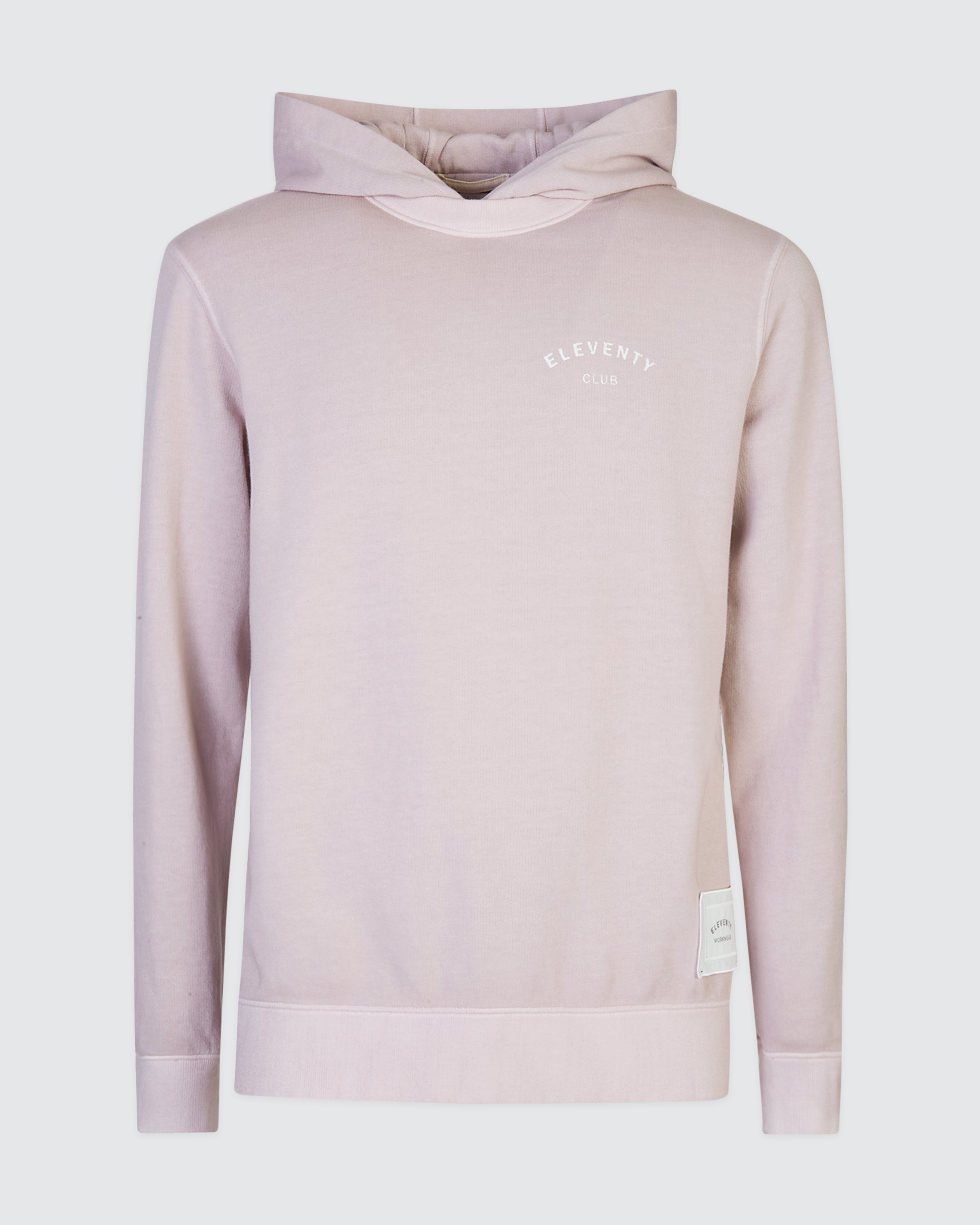 Men's Garment-Dyed Cotton Hoodie with Logo Print - 4