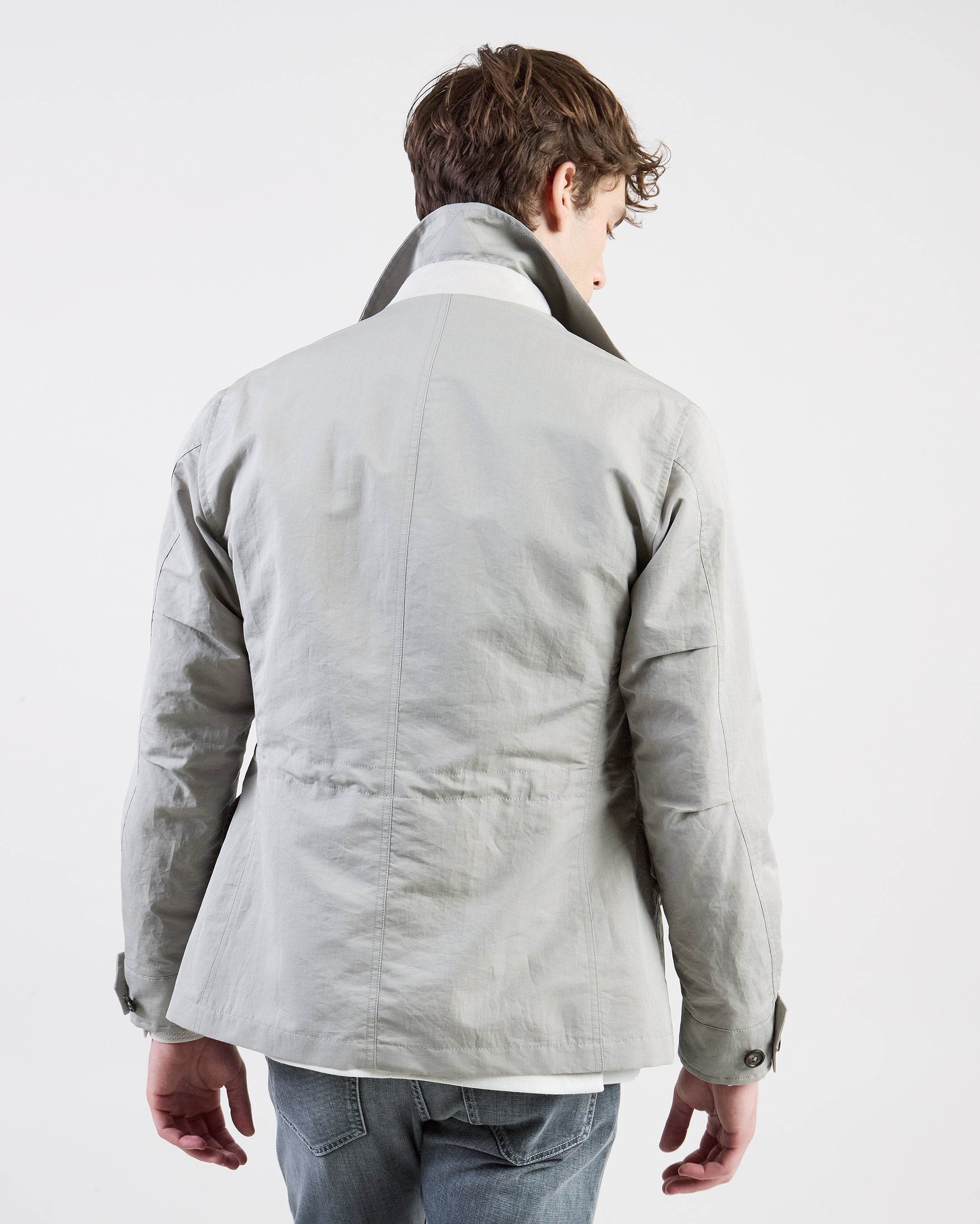 Men's Cotton and Silk Safari Jacket - 2