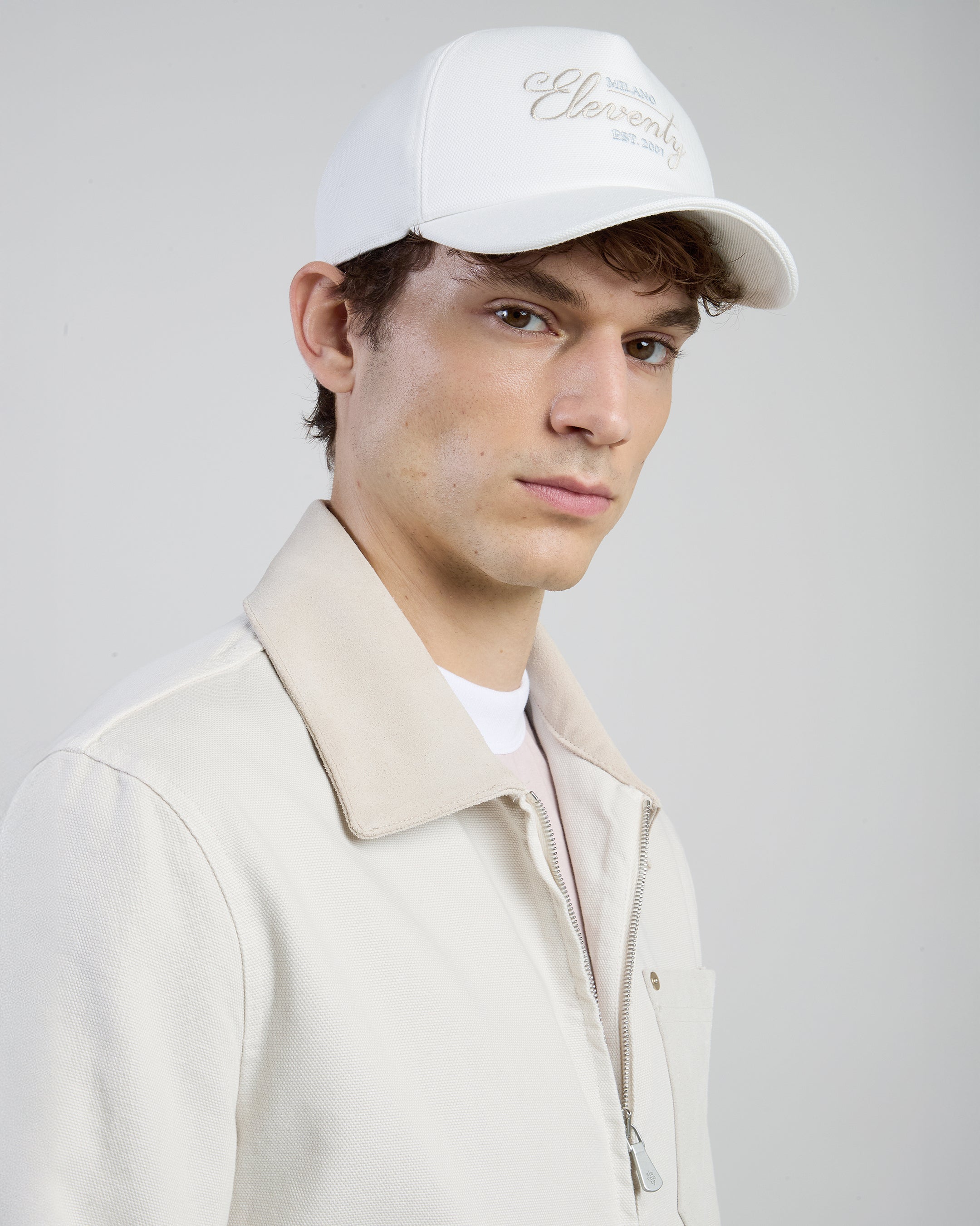 Dual-Material Cotton and Leather Workwear Jacket - 3