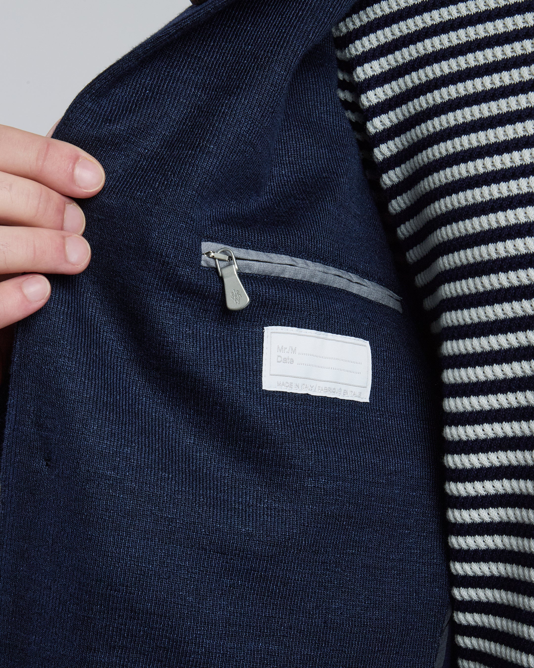 Men's Linen Cotton and Tencel Shirt Jacket - 4