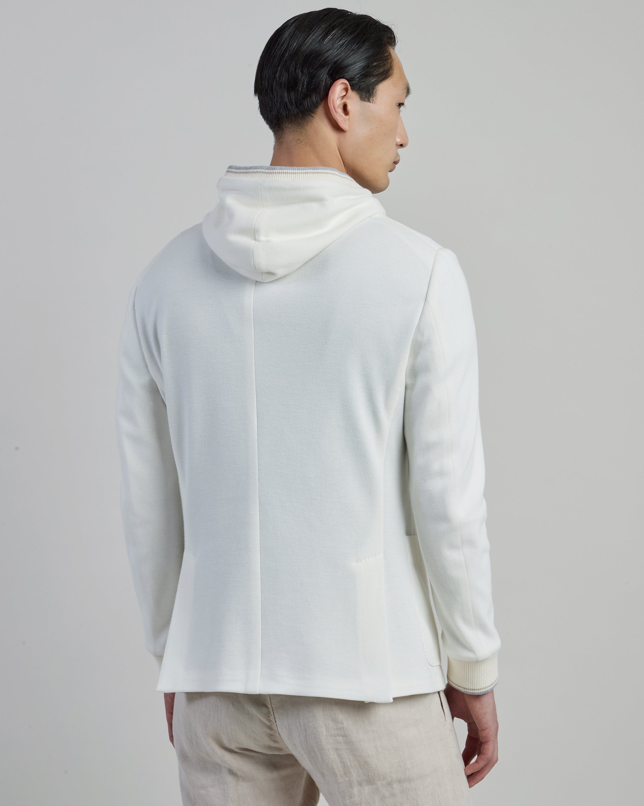 Men's Cotton Jersey Jacket with Detachable Bib alternative