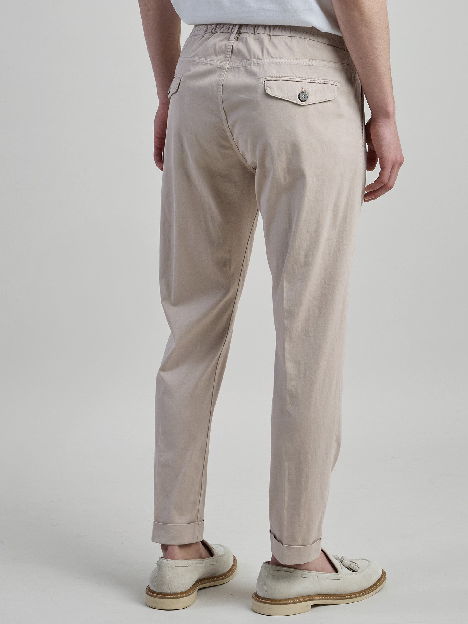 Men's Cotton and Silk Jogger Trousers