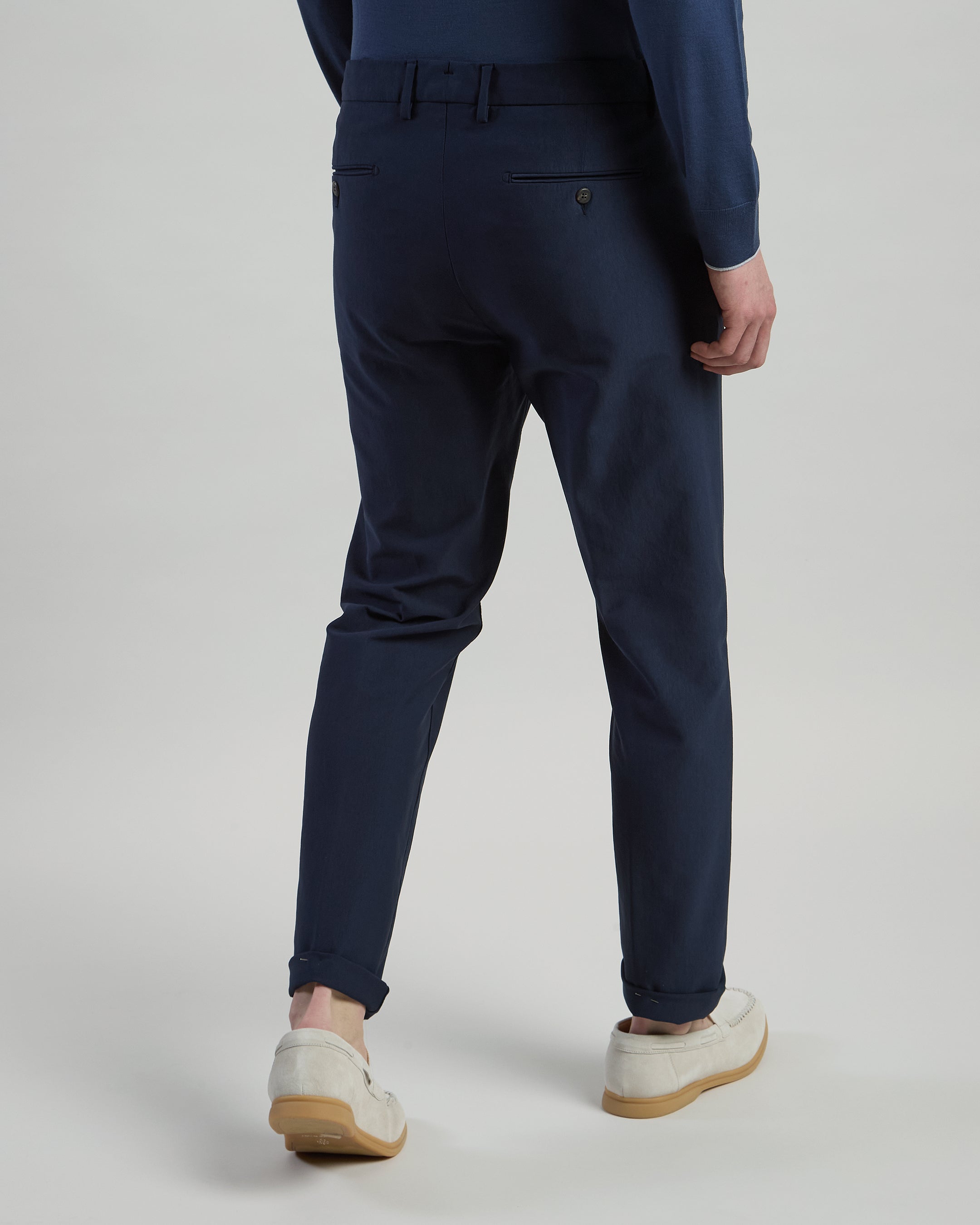 Men's Stretch Cotton Chino Trousers Regular Fit alternative