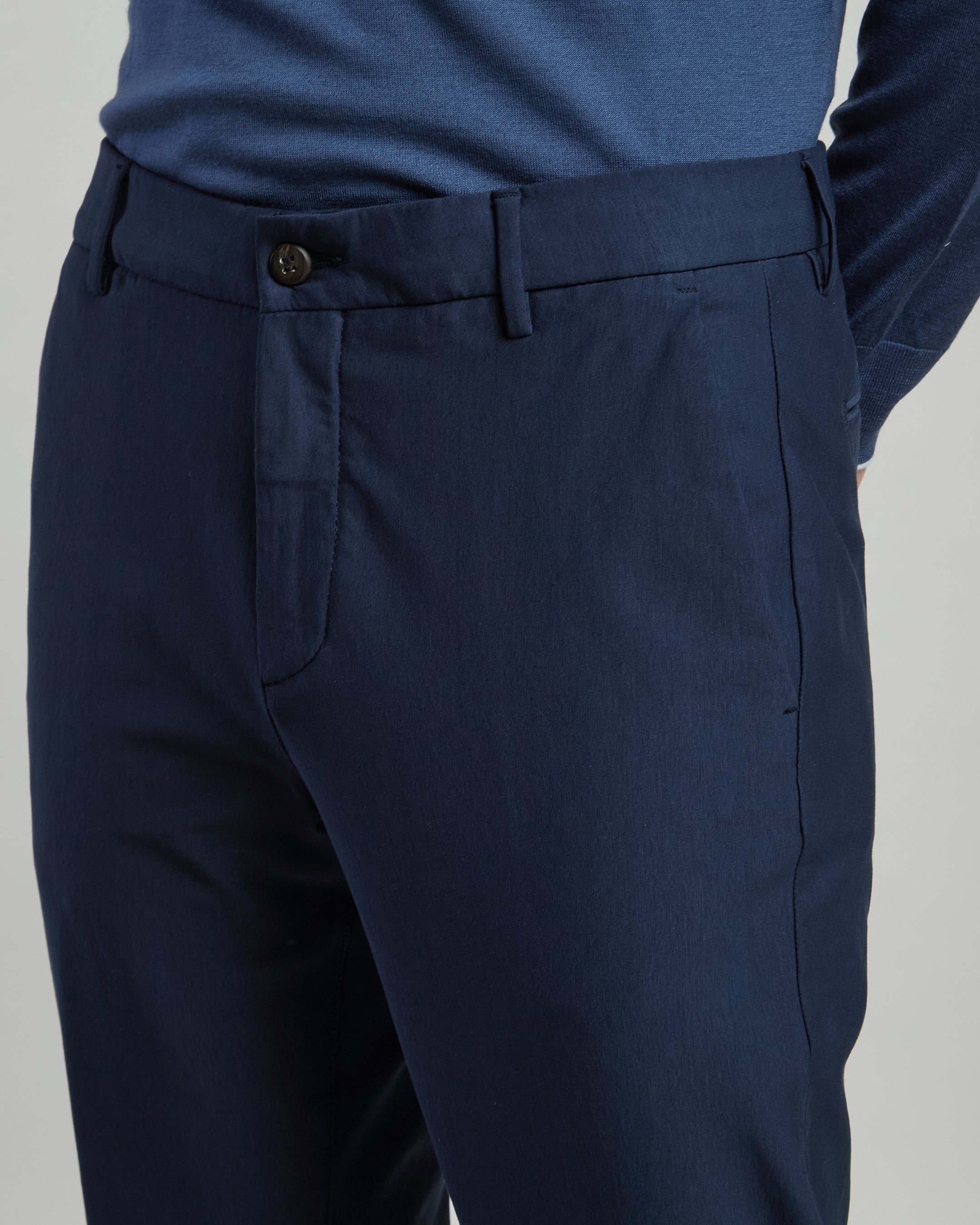 Men's Stretch Cotton Chino Trousers Regular Fit - 3