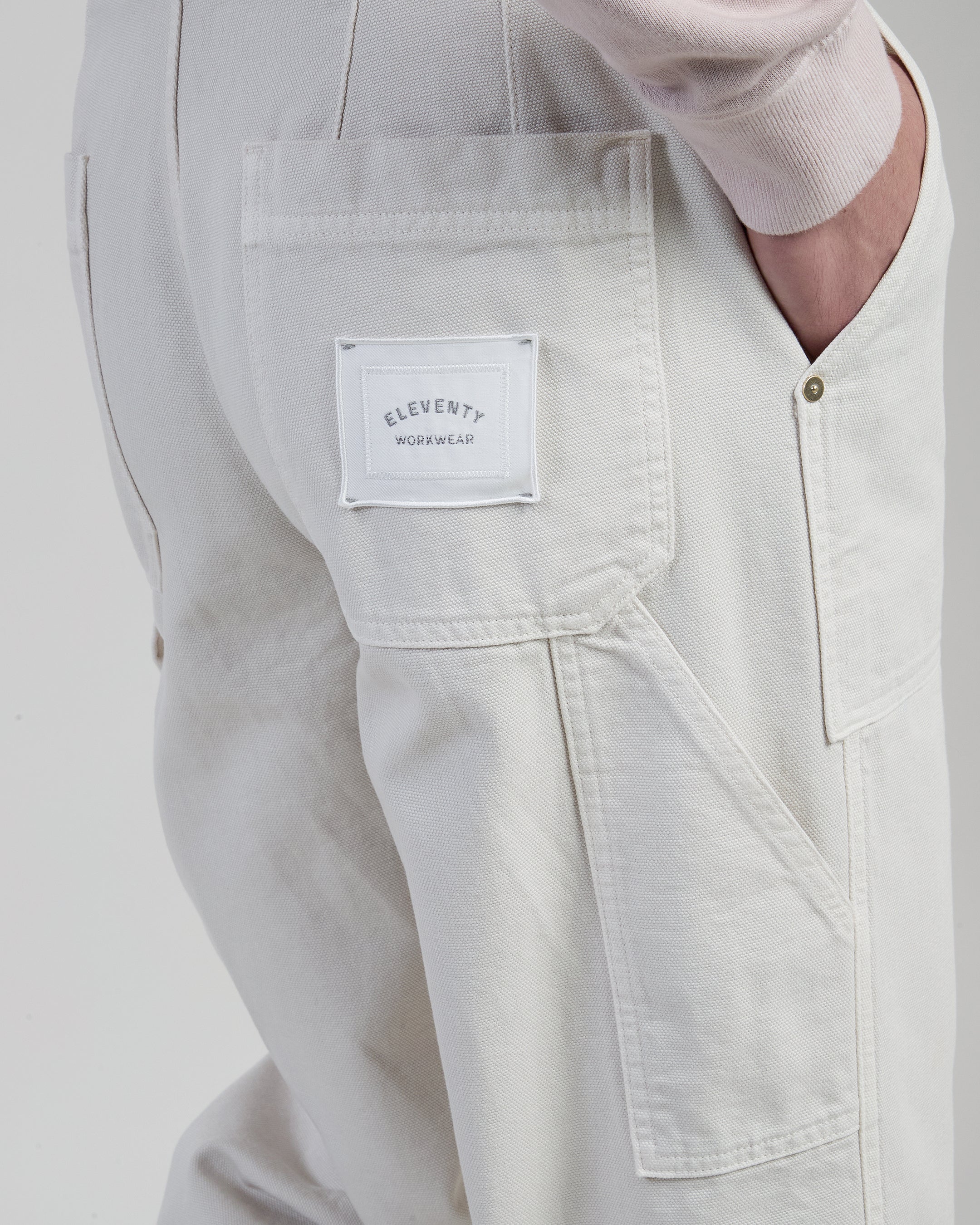 Men's Relaxed Fit Garment-Dyed Cotton Work Trousers