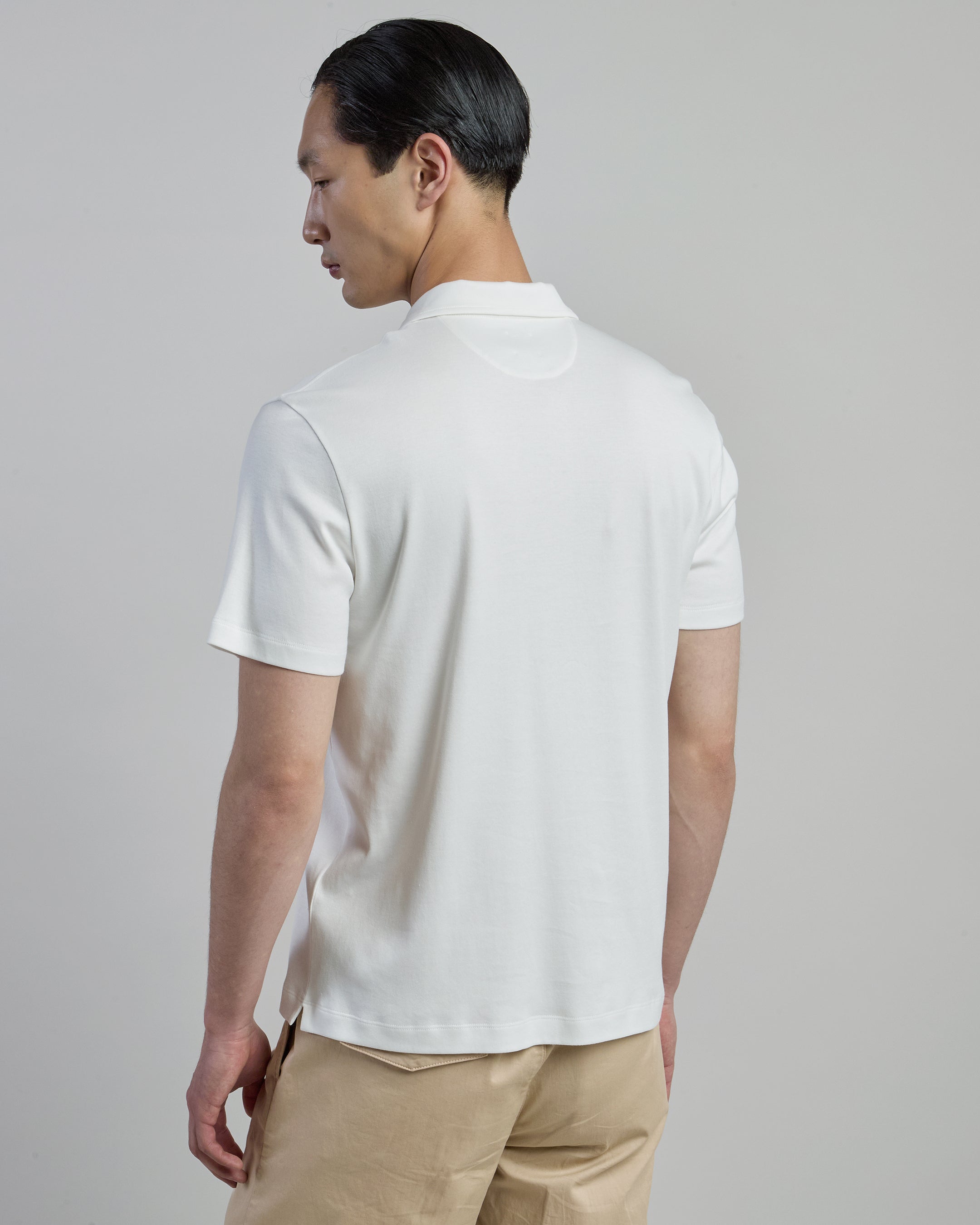 Men's Giza Interlock Cotton Short Sleeve Polo Shirt - 2