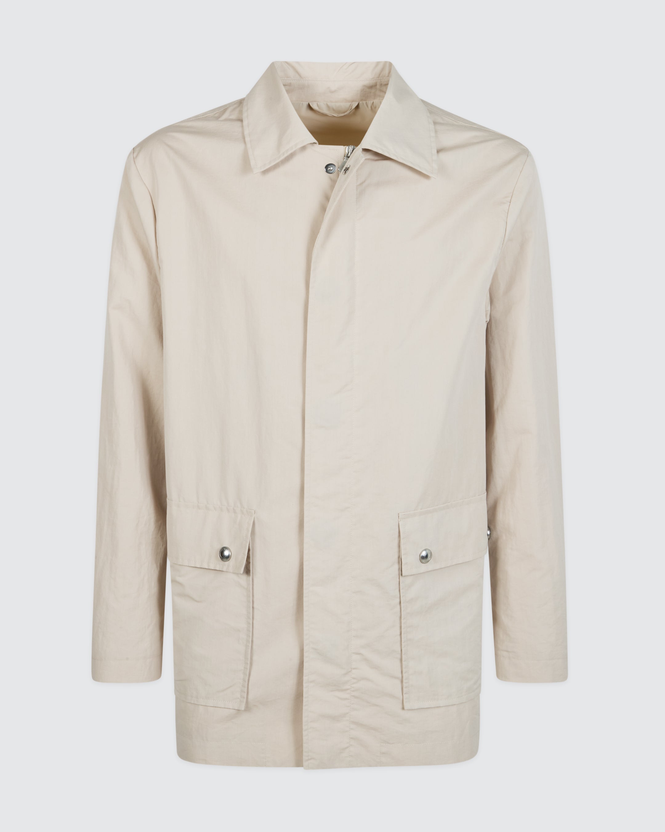 Versatile Men's Relaxed Fit Cotton and Silk Parka Jacket - 5