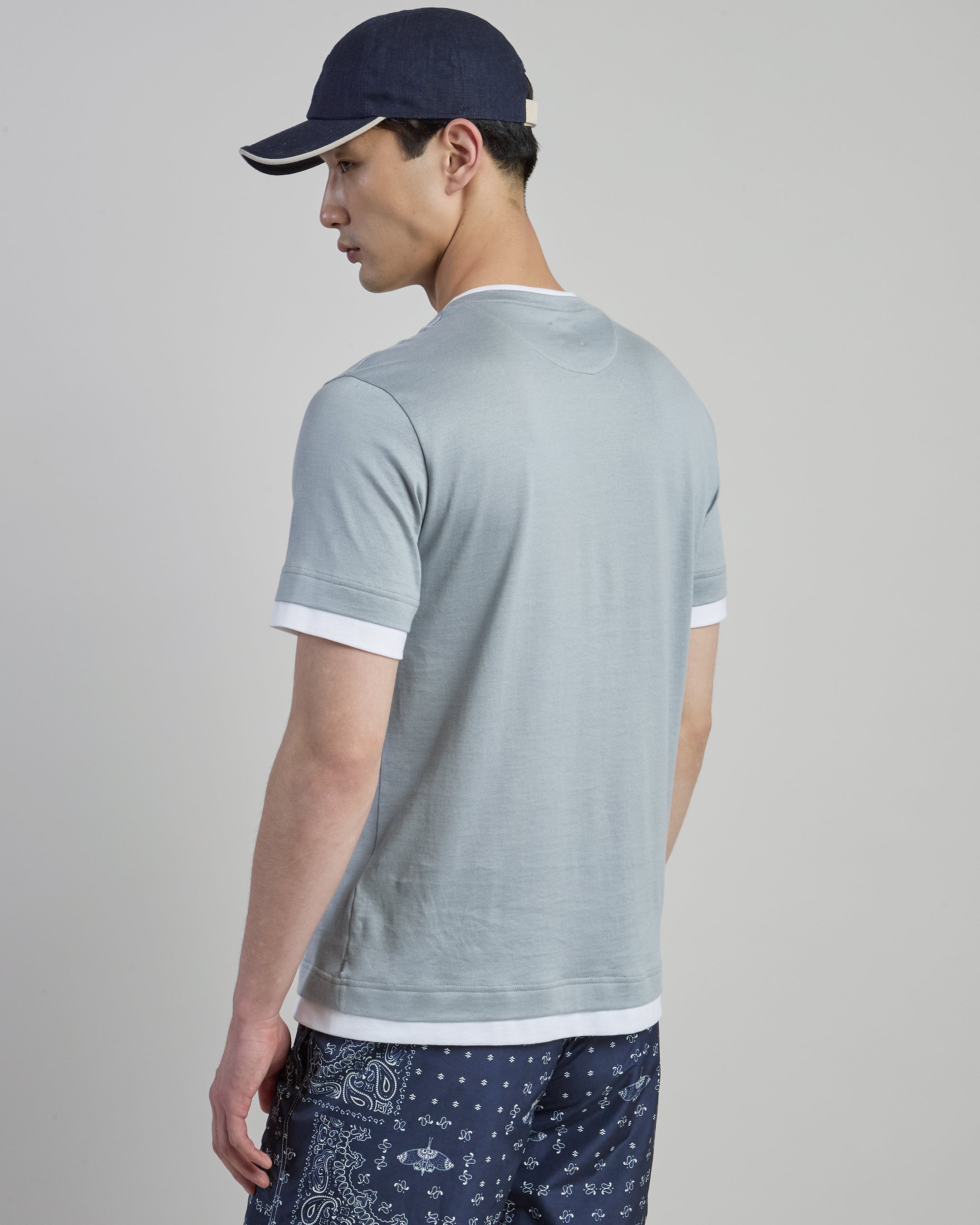 Men's Giza Cotton Jersey Crew Neck T-Shirt - 6