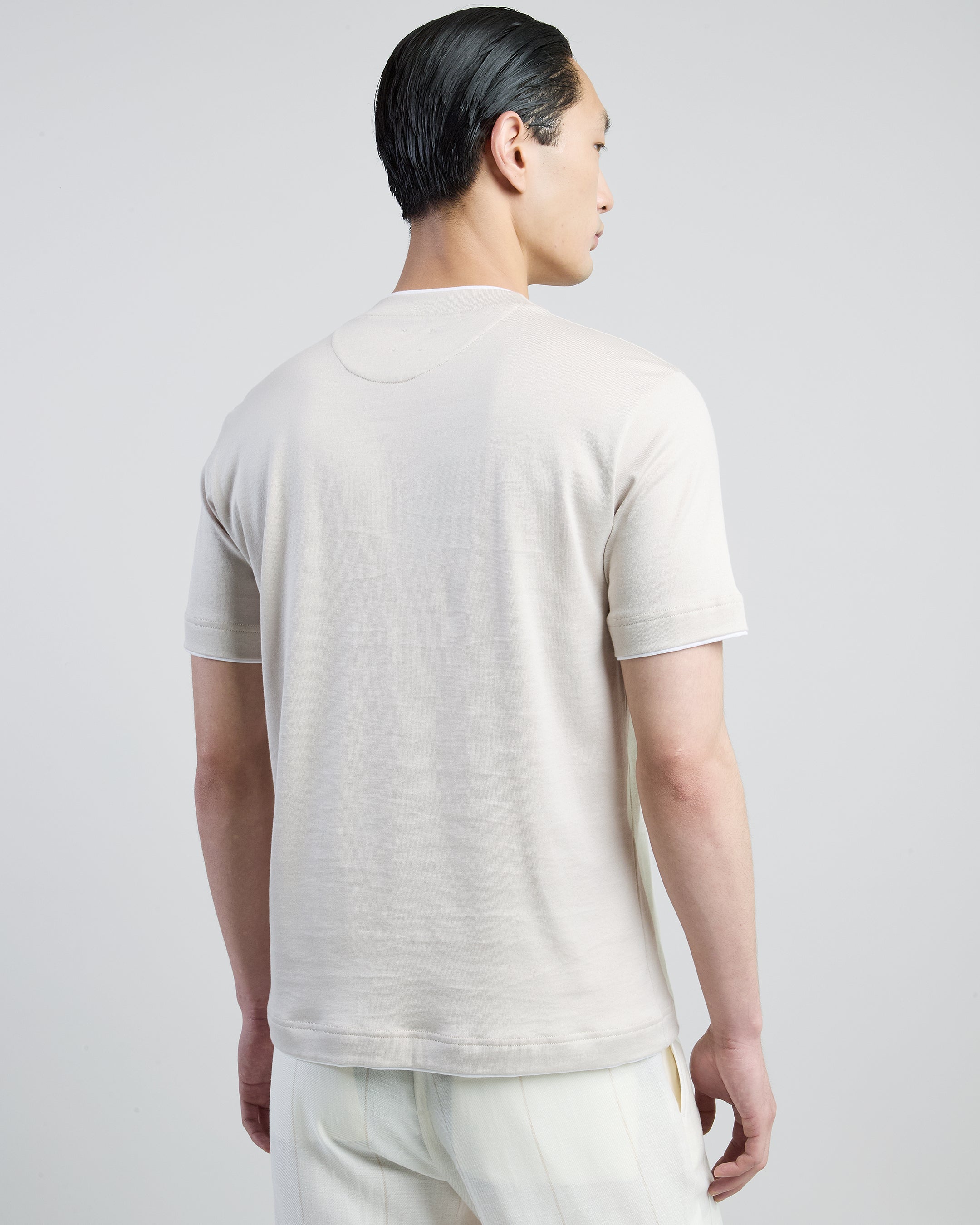 Men's Giza Cotton Jersey Crew Neck T-Shirt alternative