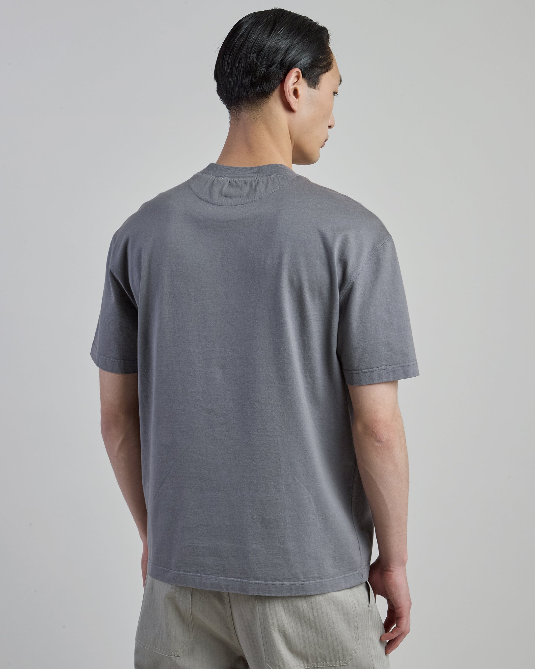 Men's Crew Neck Cotton T-Shirt with Eleventy Club Print - 2