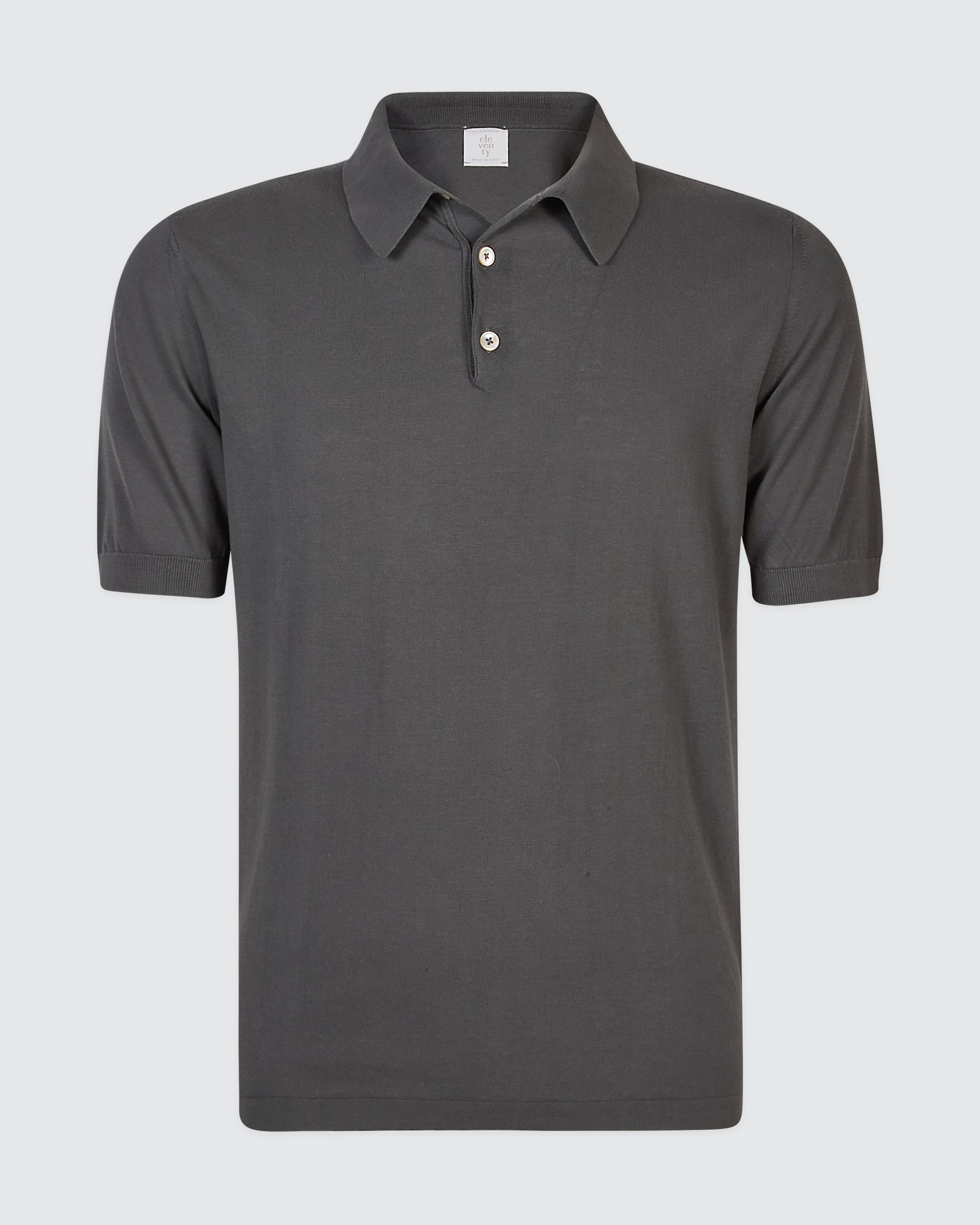Men's Crepe Cotton Knitted Polo Shirt - 9