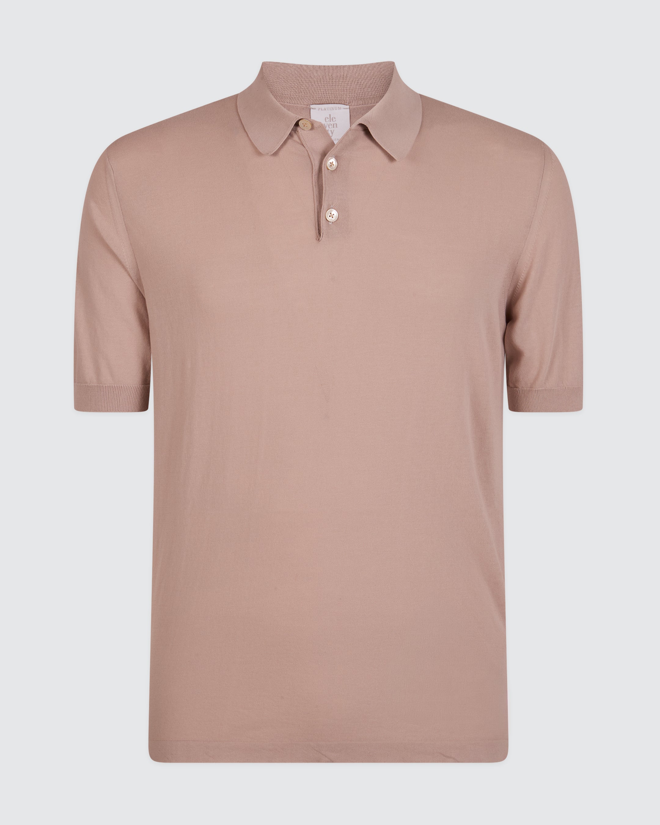 Men's Crepe Cotton Knitted Polo Shirt - 4