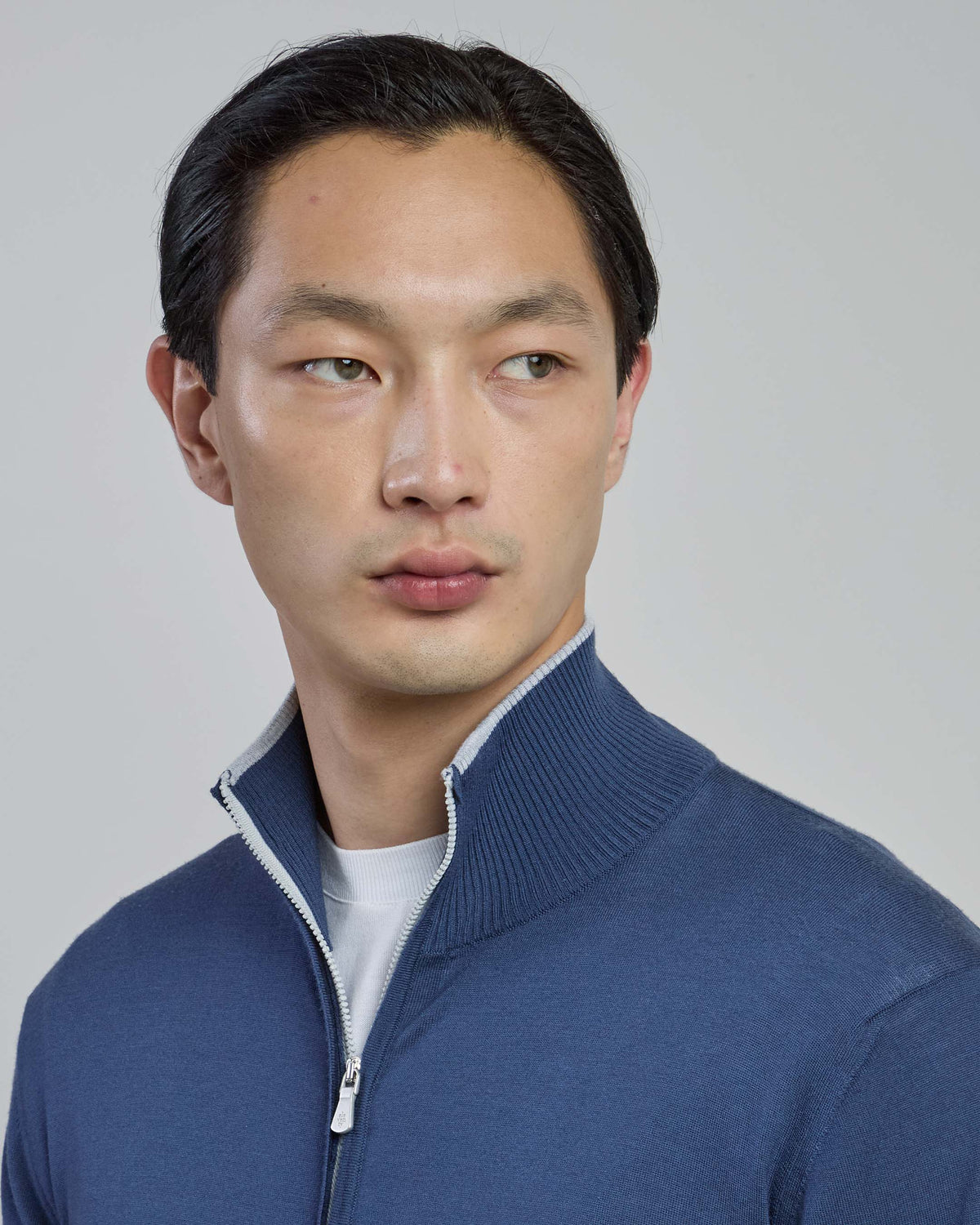 Maglia Full Zip in Lana Merino 14 Micron Finezza 18 - 3